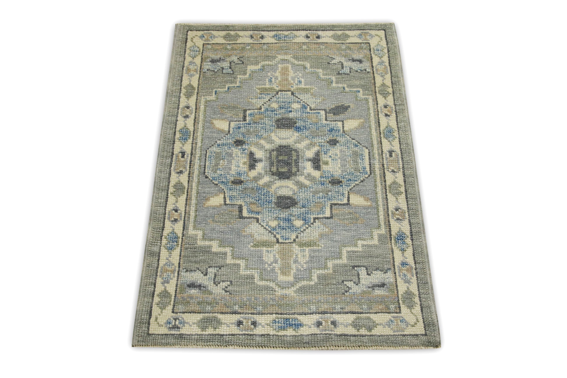 Turkish Oushak Rug 2'2" x 3'1" #7958