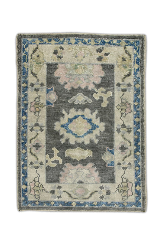 #7821 Turkish Oushak 2'2" x 3'
