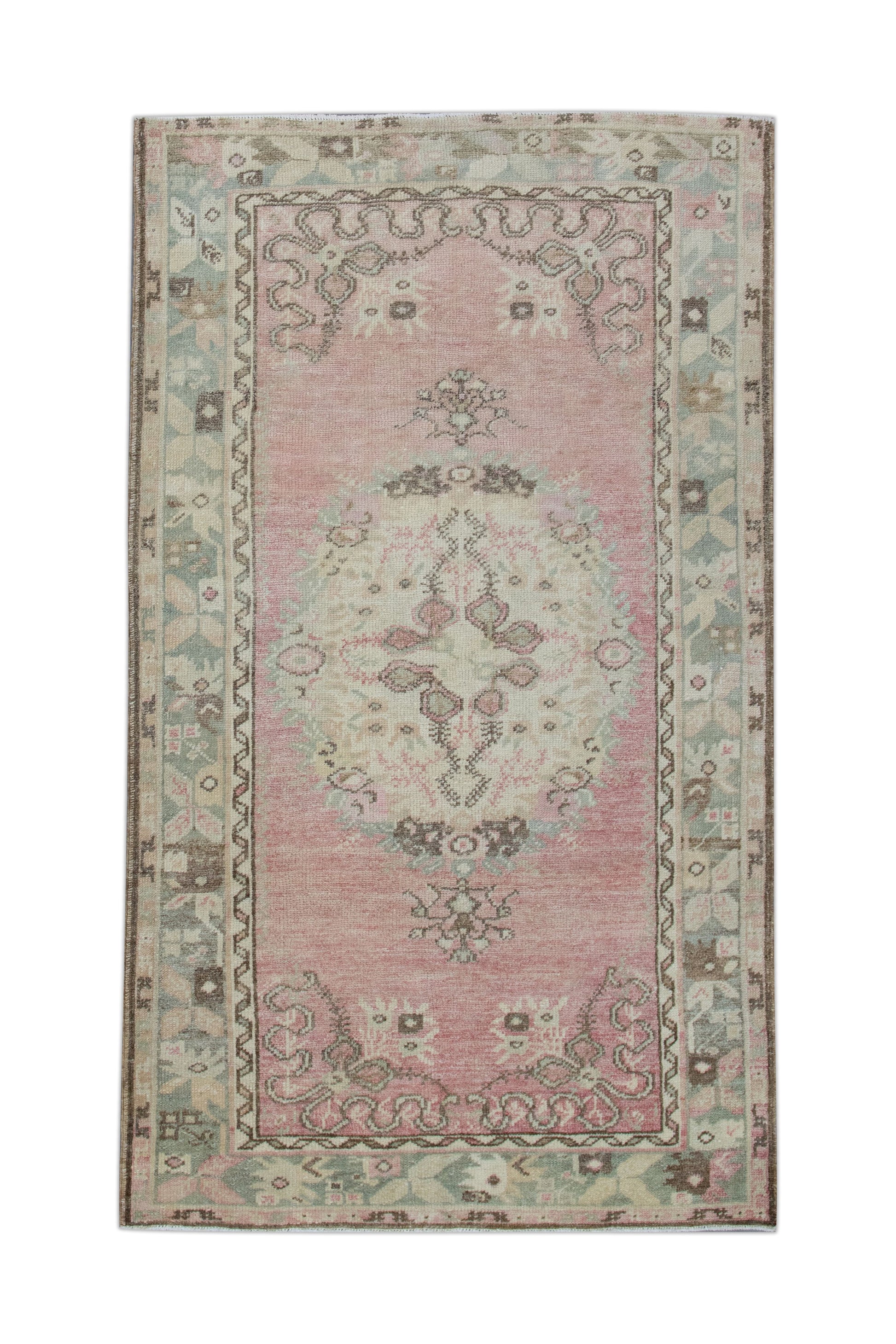 Turkish Vintage Anatolian Rug 3'2" x 5'6" #11096