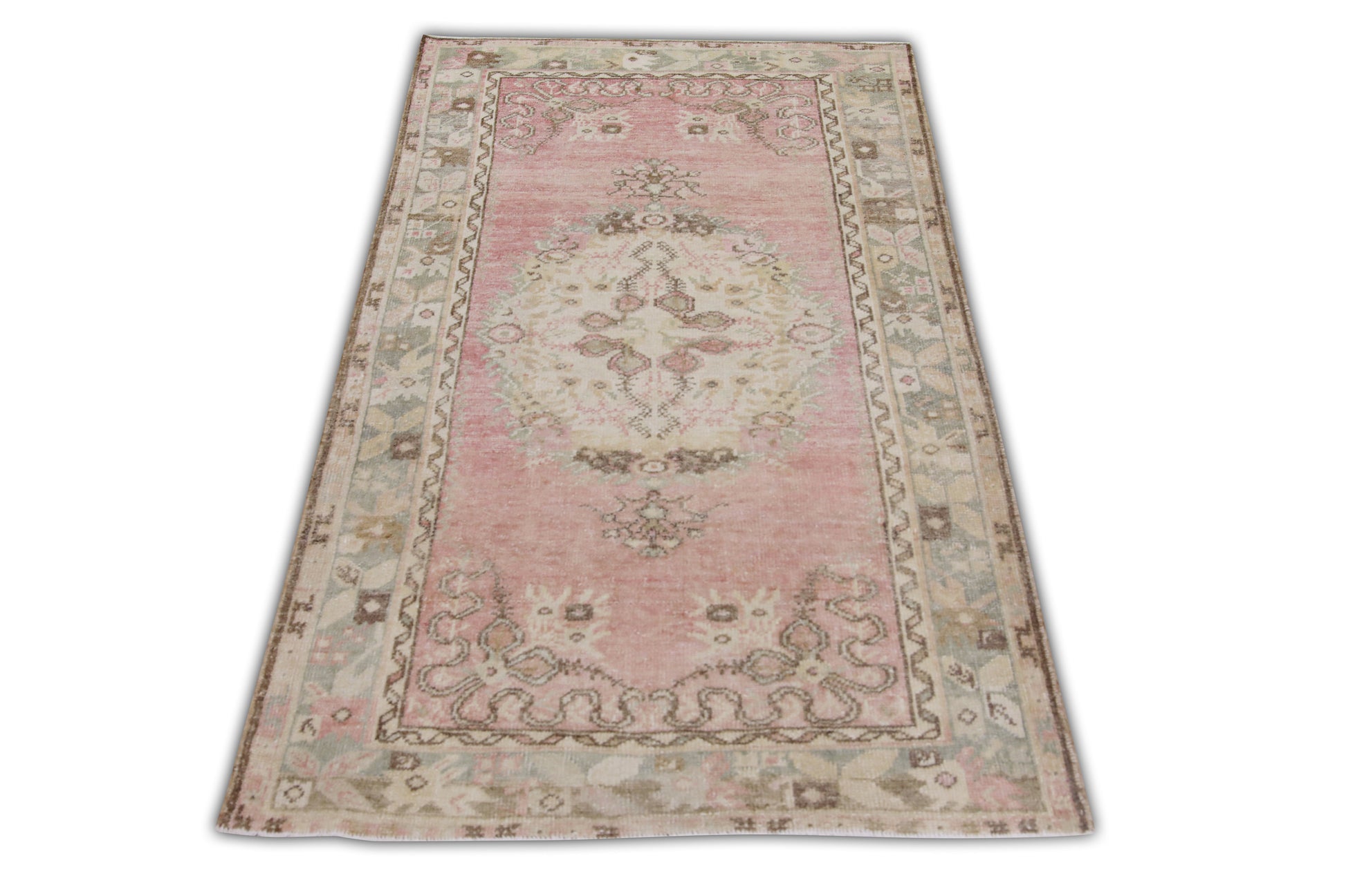 Turkish Vintage Anatolian Rug 3'2" x 5'6" #11096