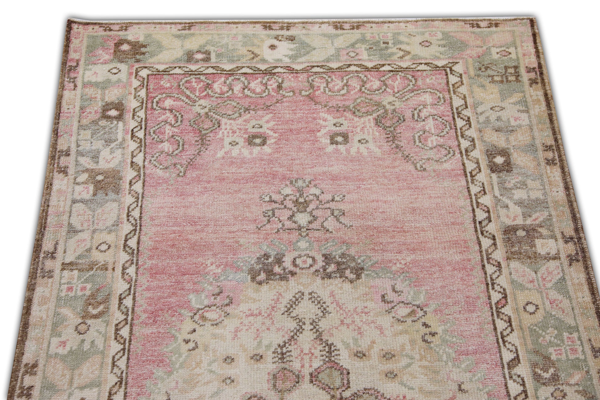 Turkish Vintage Anatolian Rug 3'2" x 5'6" #11096