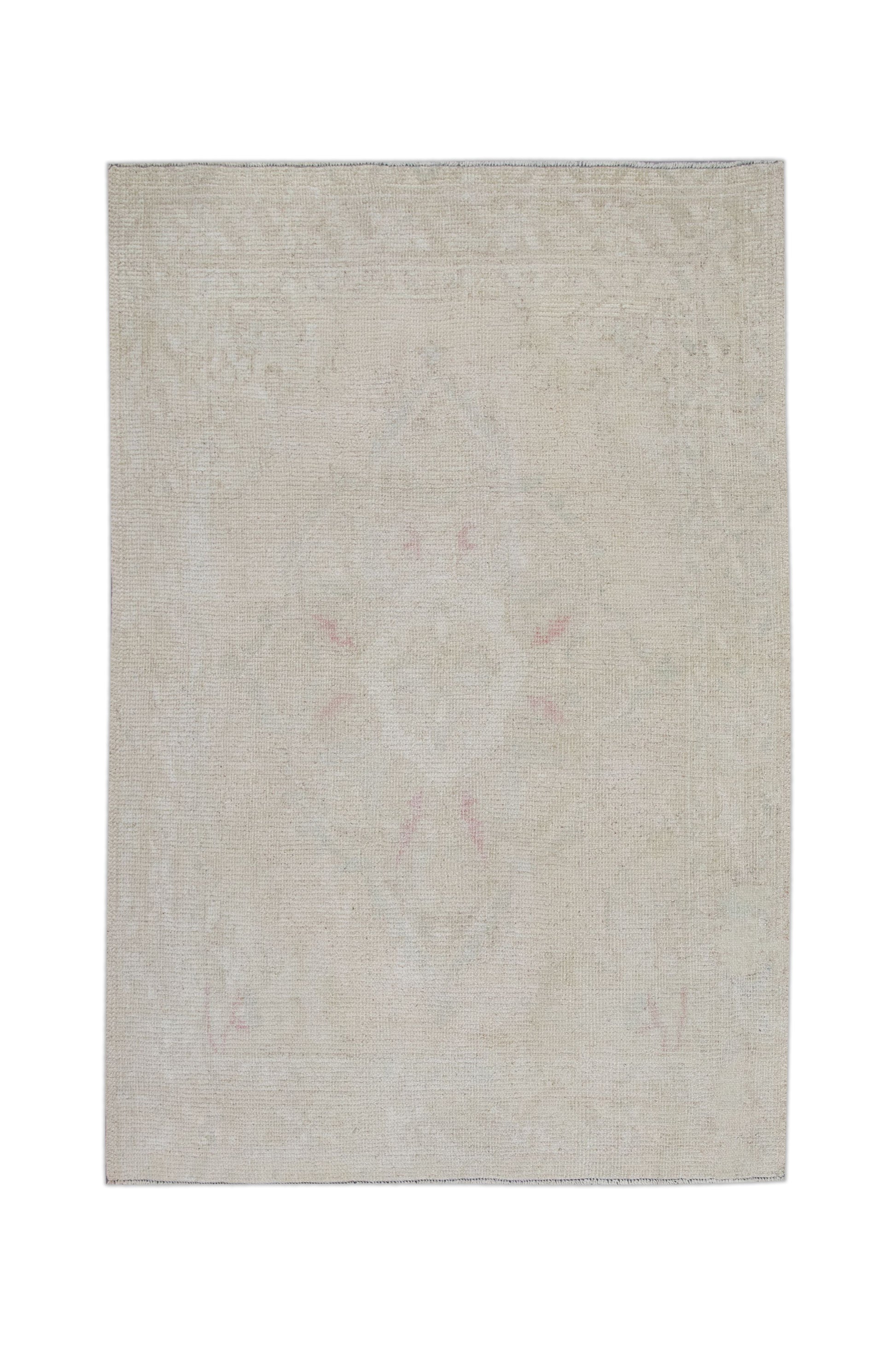 Turkish Vintage Anatolian Rug 3'6" x 5'2" #11078