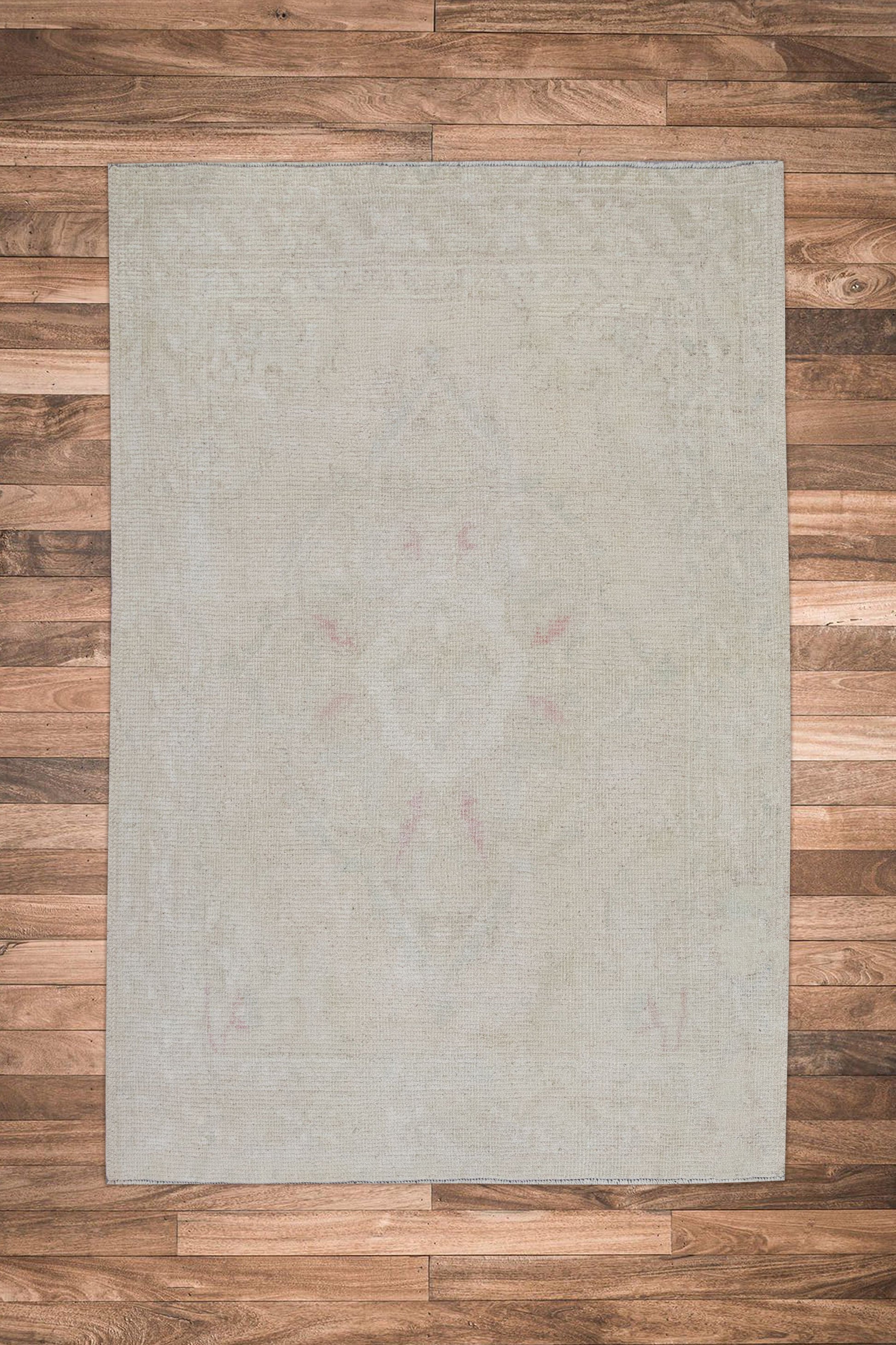 Turkish Vintage Anatolian Rug 3'6" x 5'2" #11078
