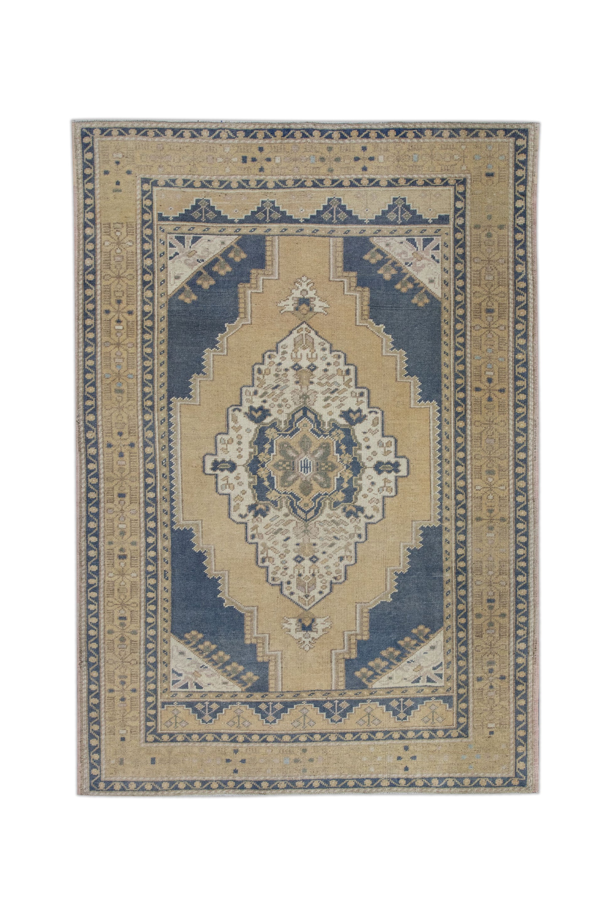 Turkish Vintage Anatolian Rug  3'11" x 5'8" #11105