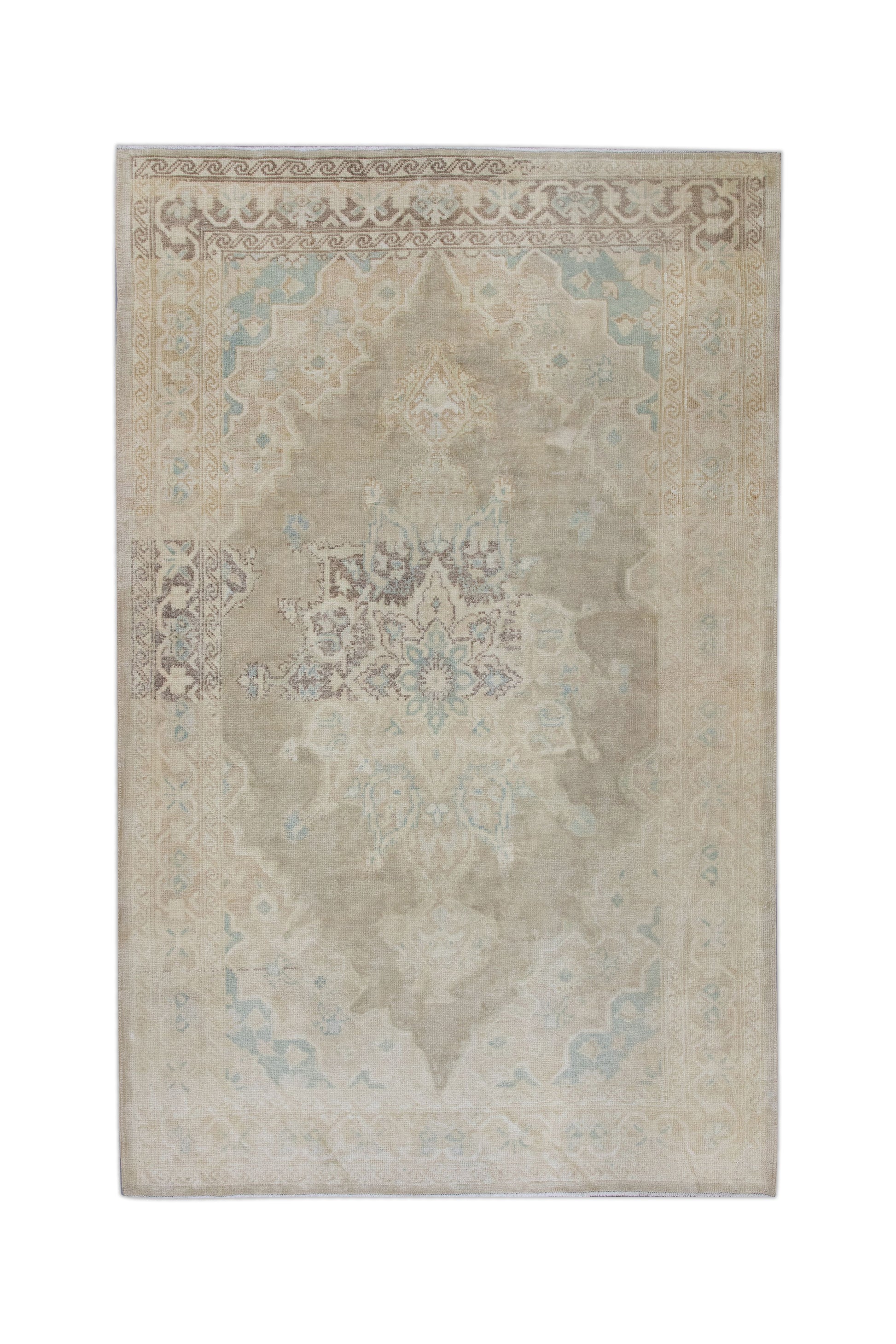 Turkish Vintage Anatolian Rug  4'5" x 6'9" #10788