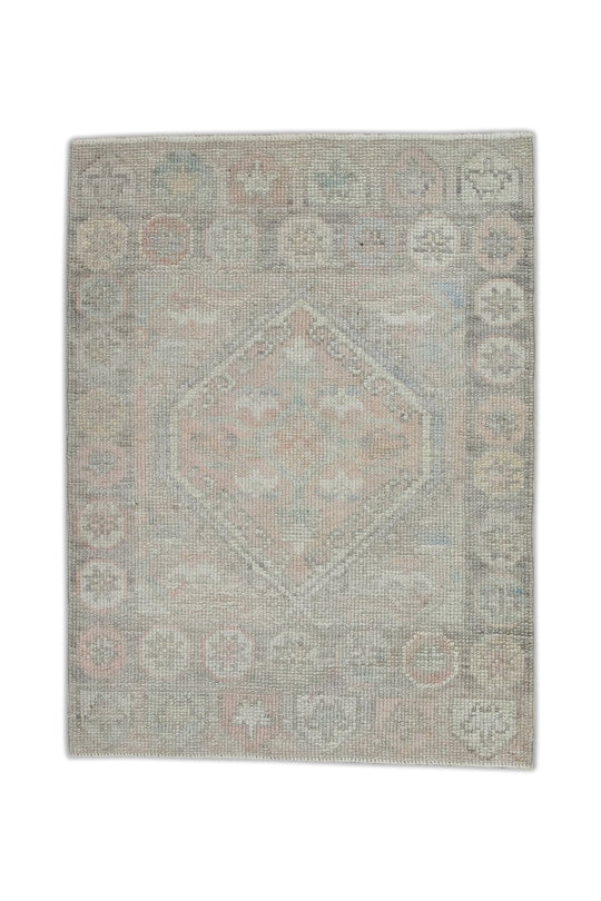 #7739 Turkish Oushak 2'4" x 3'2"