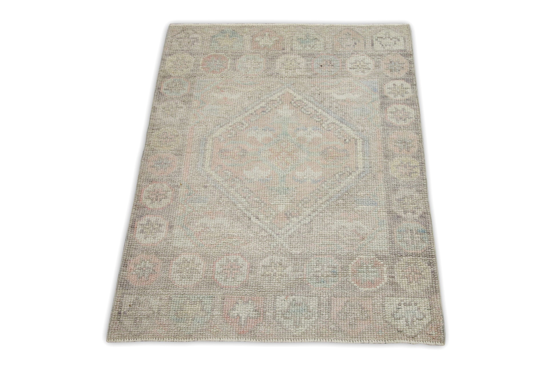 Turkish Oushak Rug 2'4" x 3'2" #7739