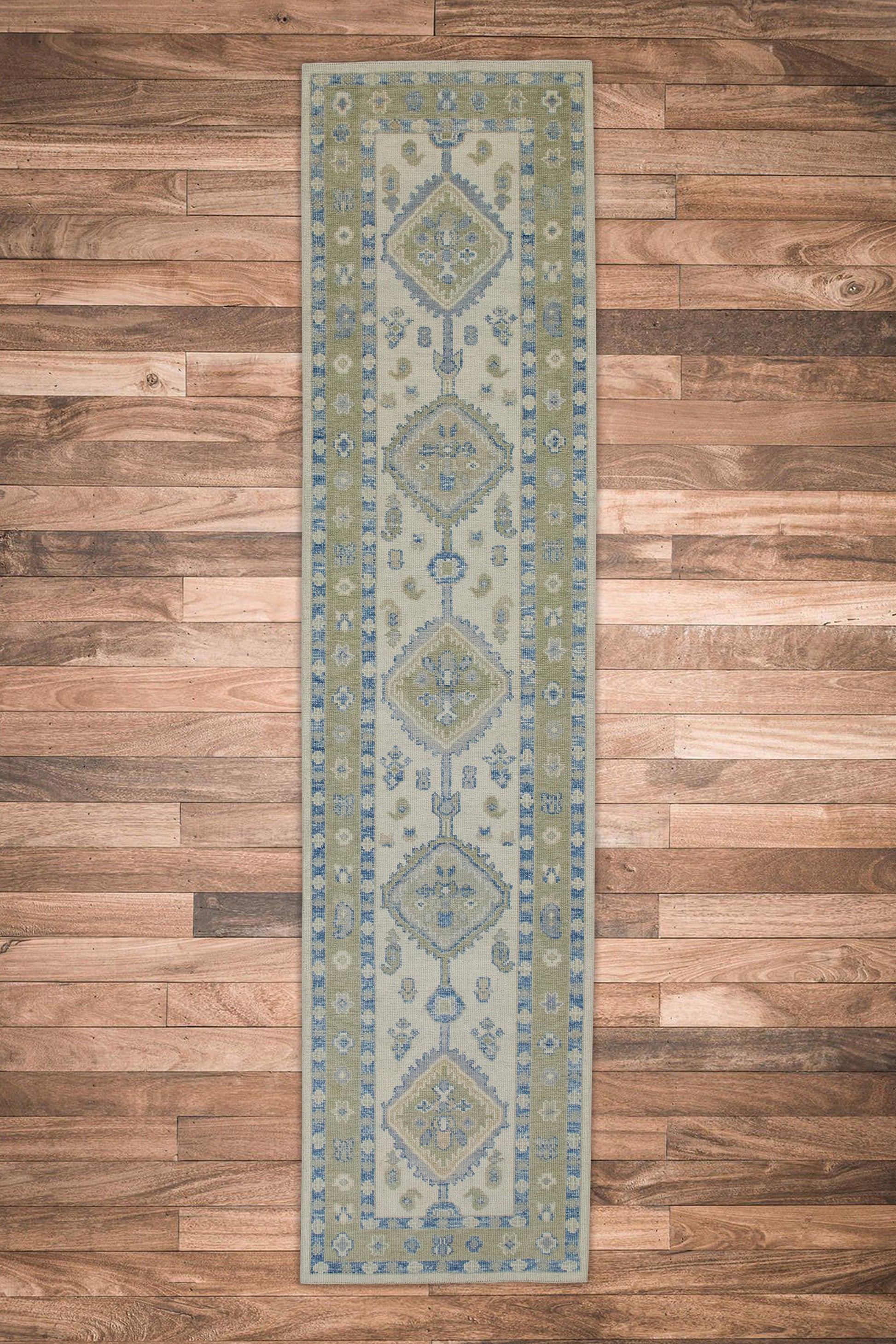 Turkish Oushak Rug 2'11" x 12'5" #7971