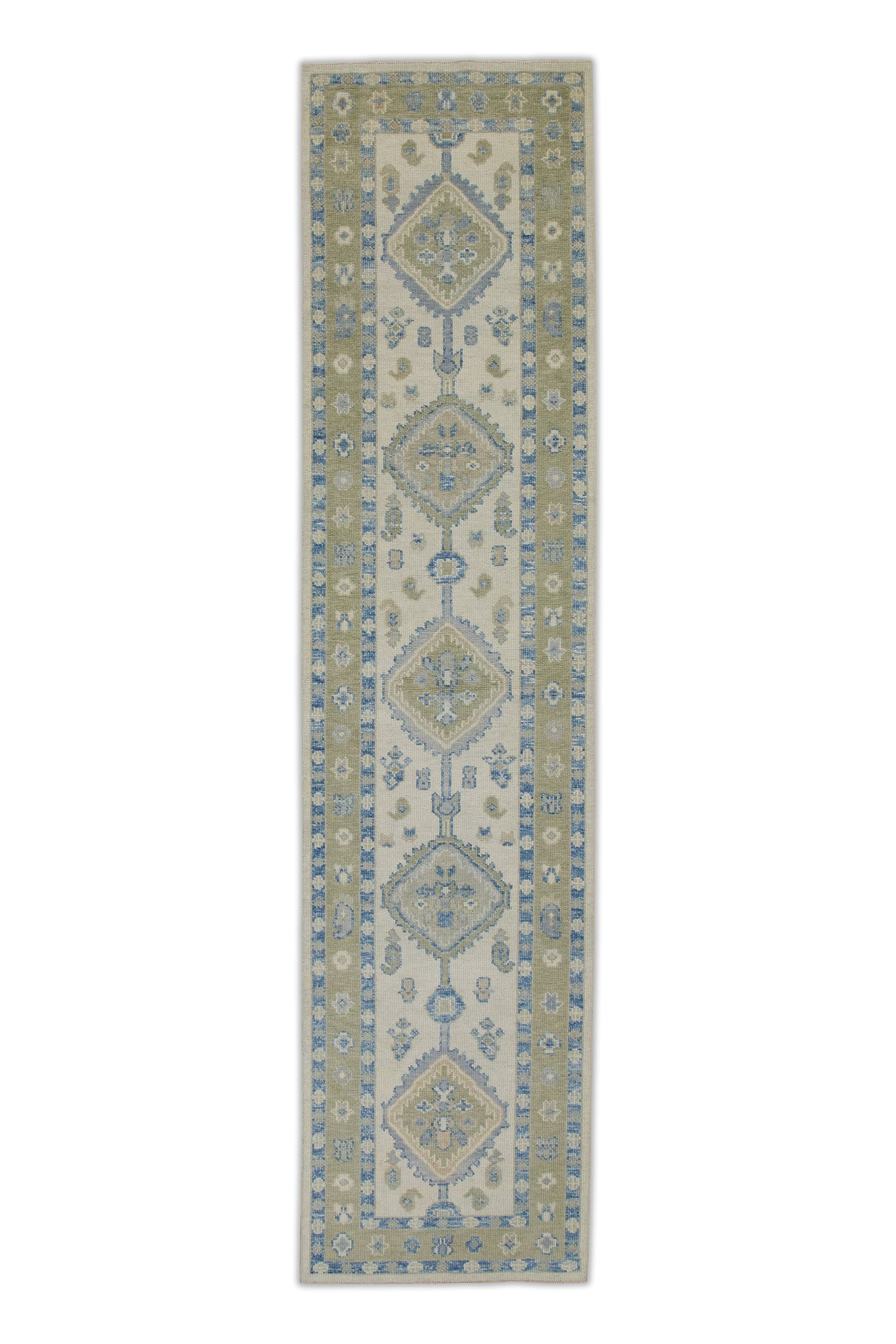 Turkish Oushak Rug 2'11" x 12'5" #7971