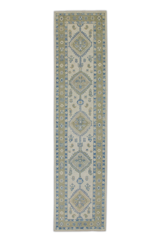 #7971 Turkish Oushak 2'11" x 12'5"