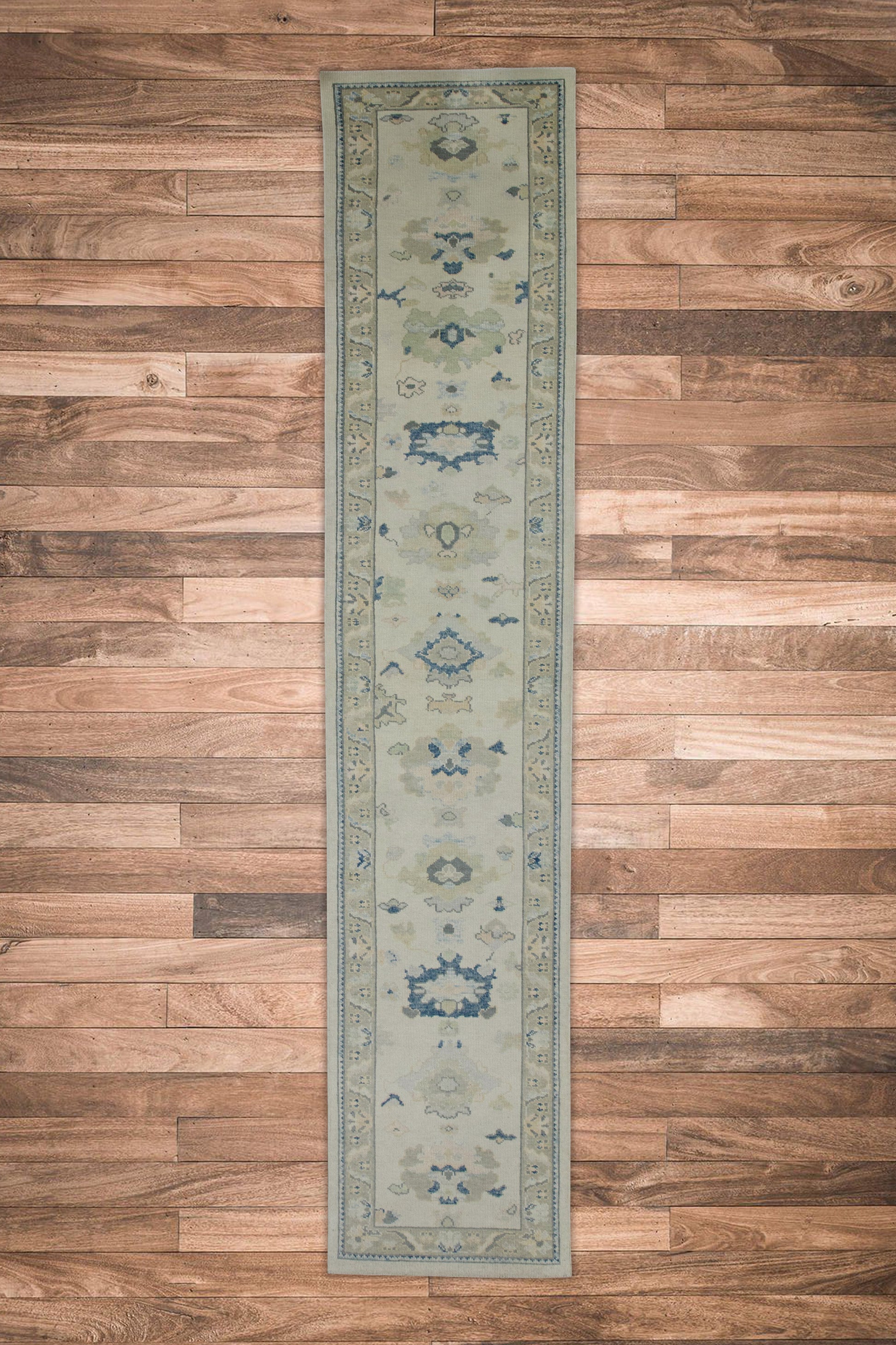 Turkish Oushak Rug 2'9" x 14'3" #7723