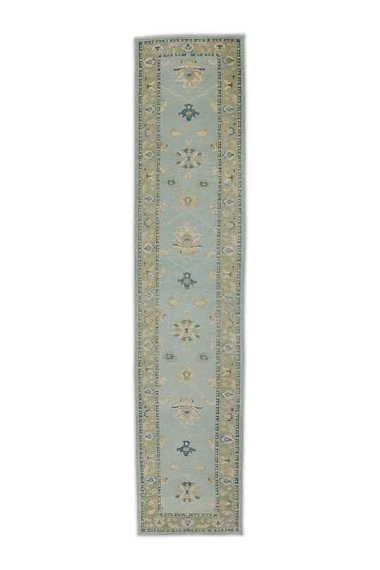 #8002 Turkish Oushak 3' x 13'10"