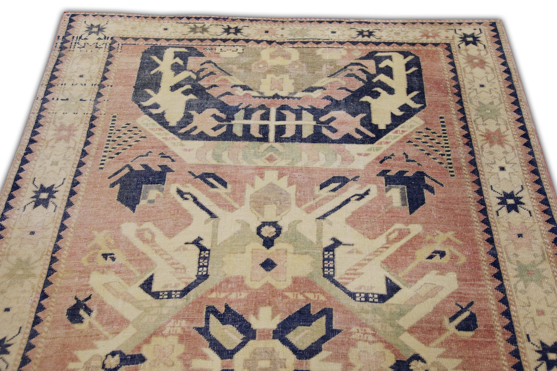 Turkish Vintage Anatolian Rug  4'6" x 7'5" #11185
