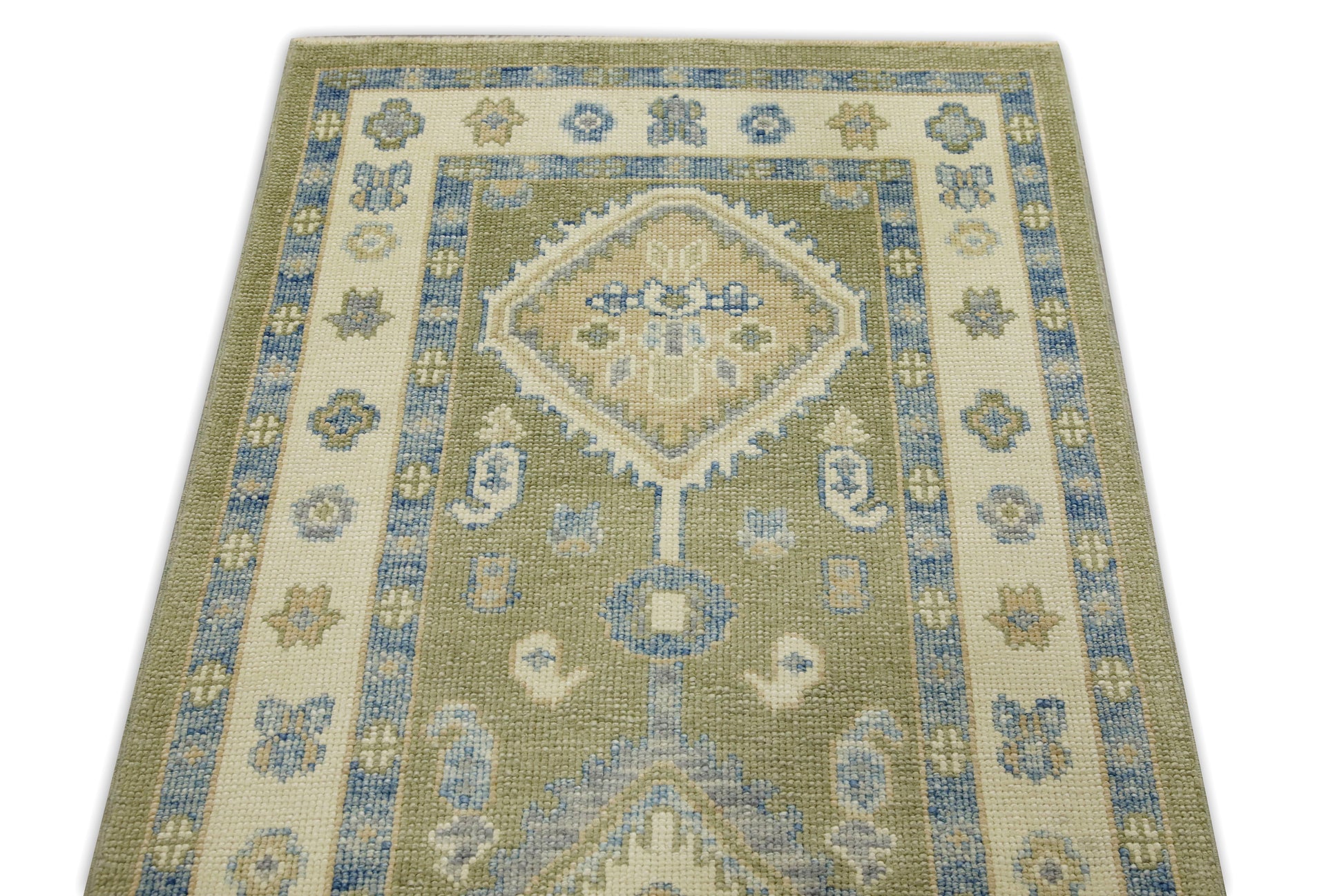 Turkish Oushak Rug 2'10" x 13'9" #7651