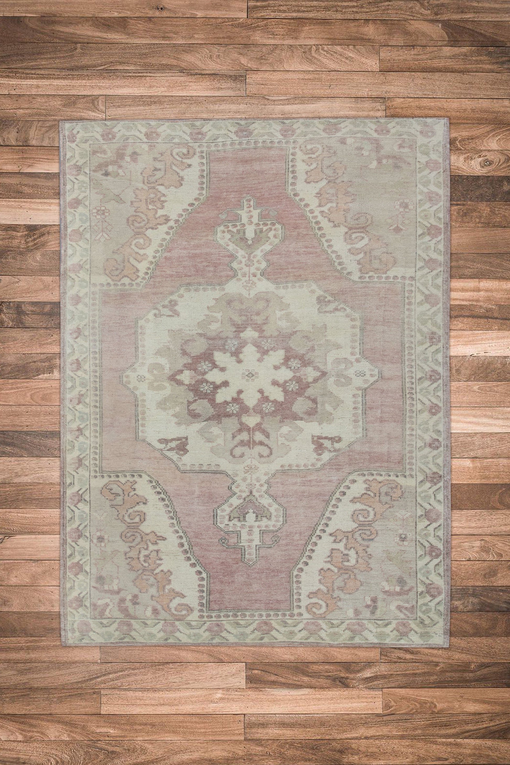 Turkish Vintage Anatolian Rug  4'9" x 6'7" #11154