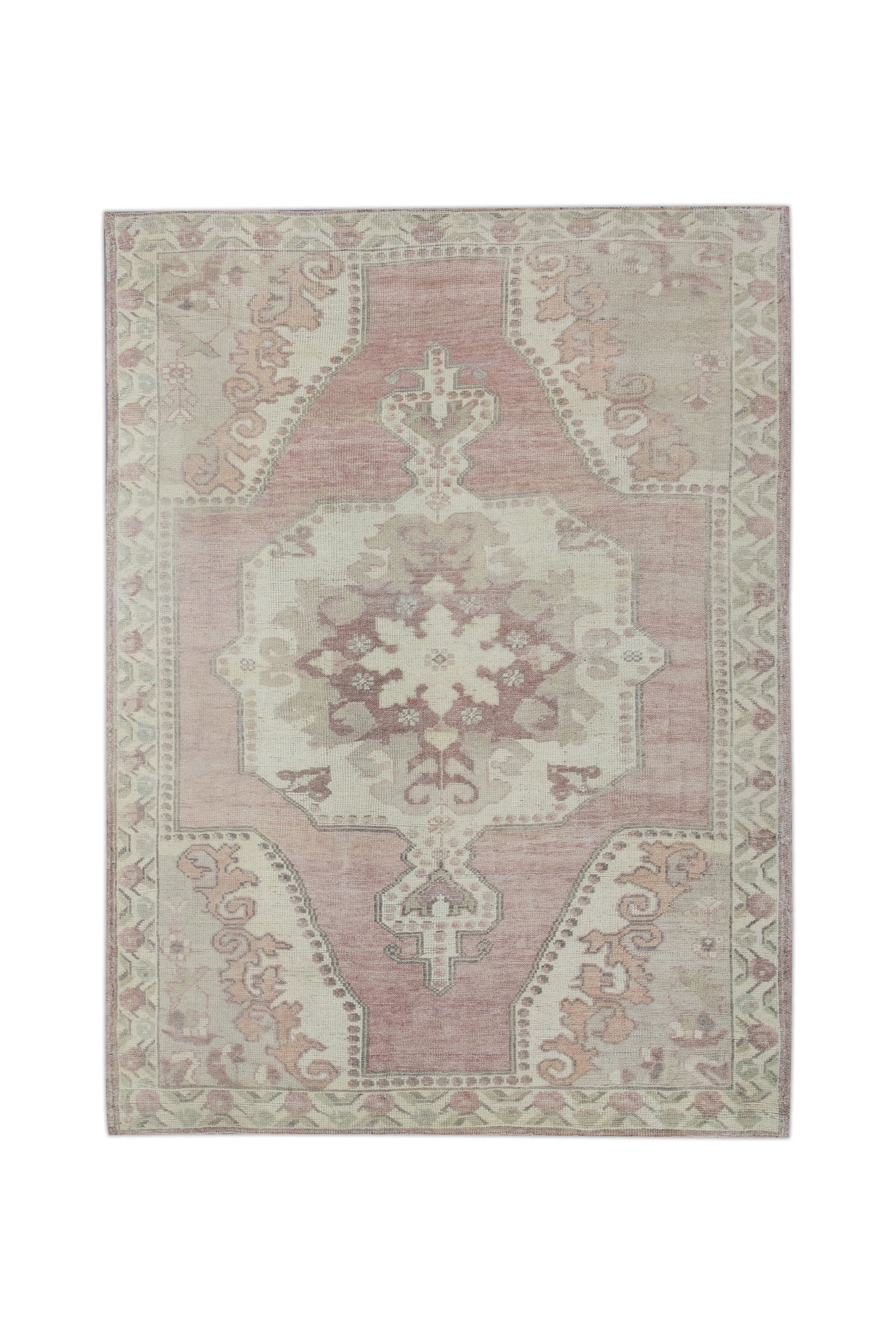 Turkish Vintage Anatolian Rug  4'9" x 6'7" #11154