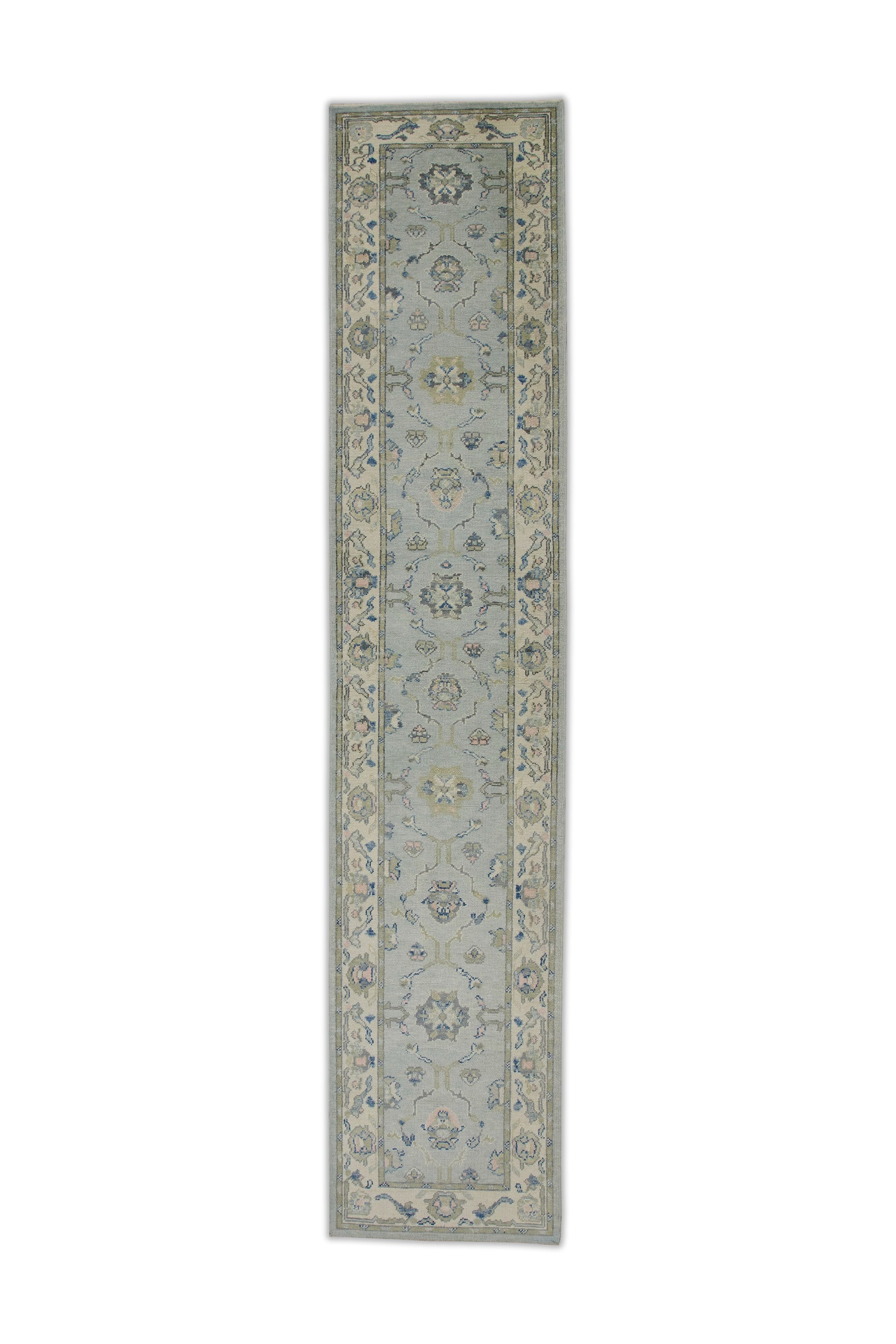 Turkish Oushak Rug 3' x 14'6" #7612
