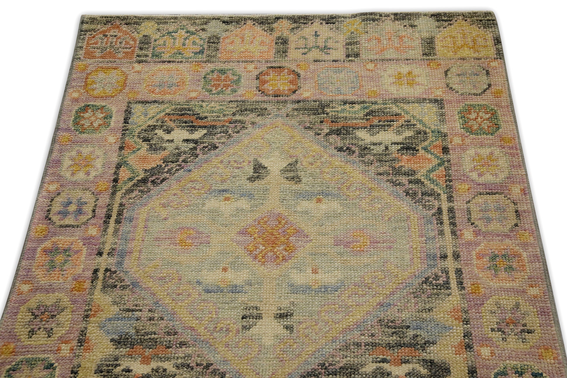 Turkish Oushak Rug 3' x 12'3" #6401