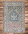 Turkish Vintage Anatolian Rug  4'9" x 6'4" #11171
