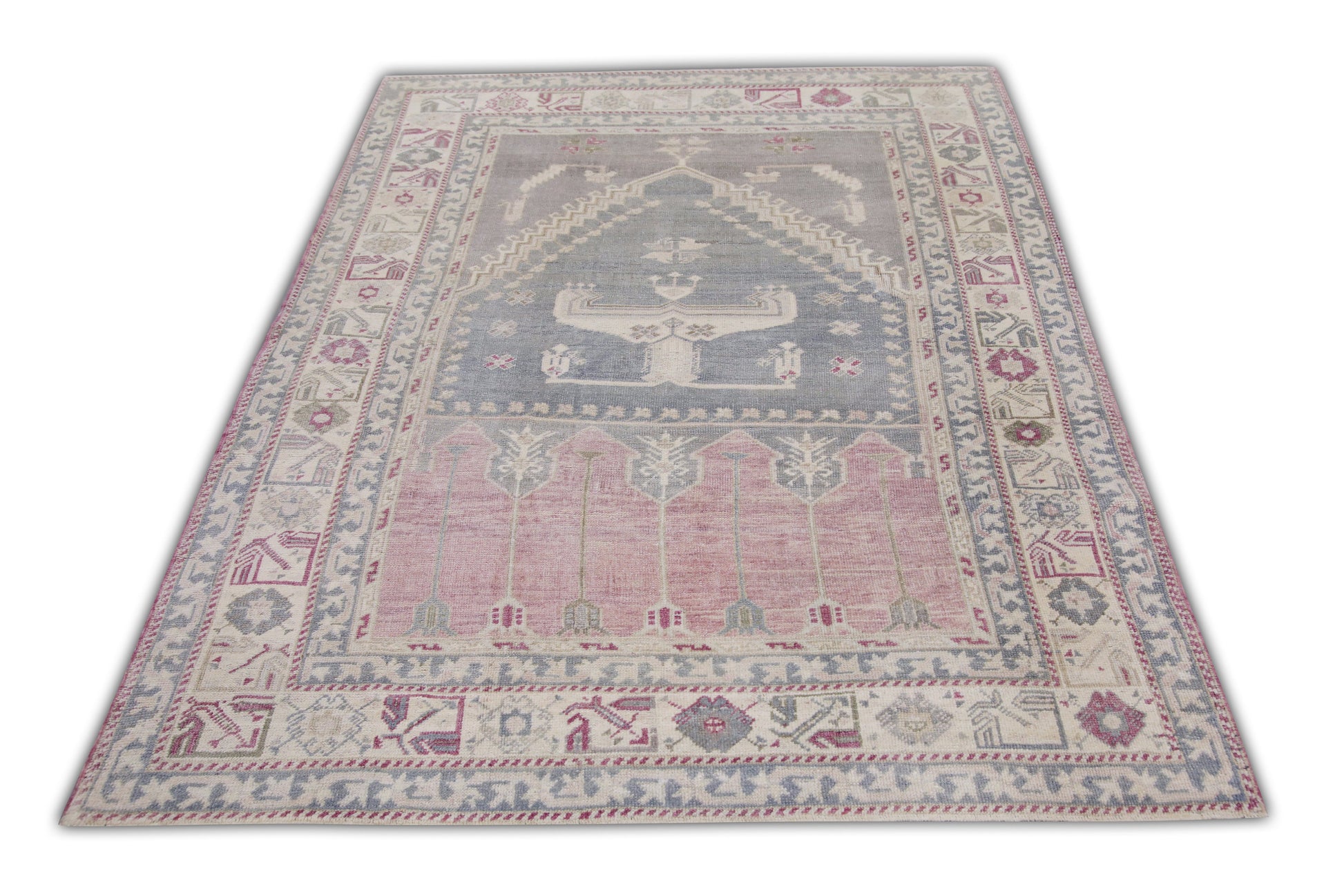 Turkish Vintage Anatolian Rug  4'9" x 6'4" #11171