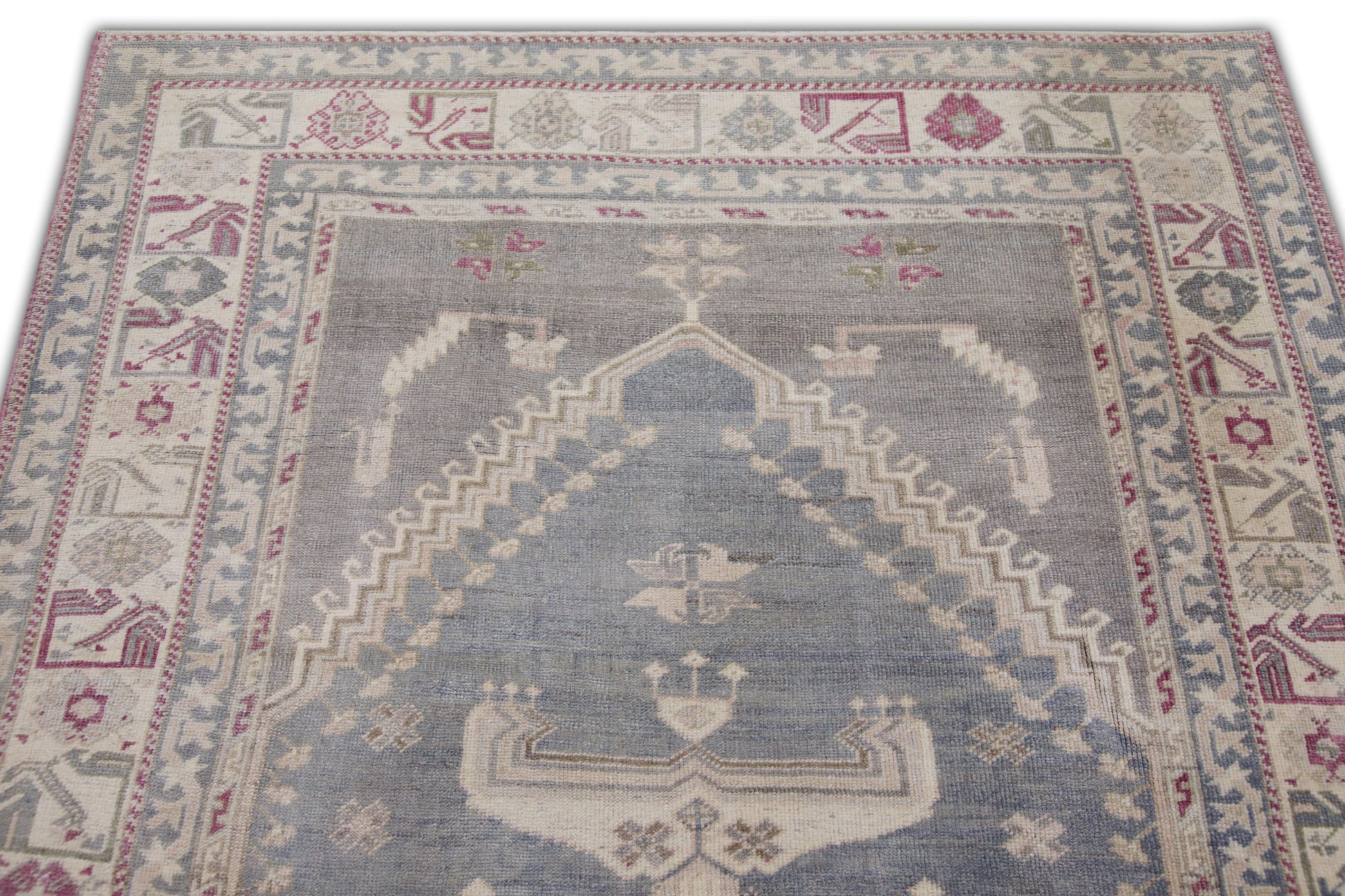Turkish Vintage Anatolian Rug  4'9" x 6'4" #11171