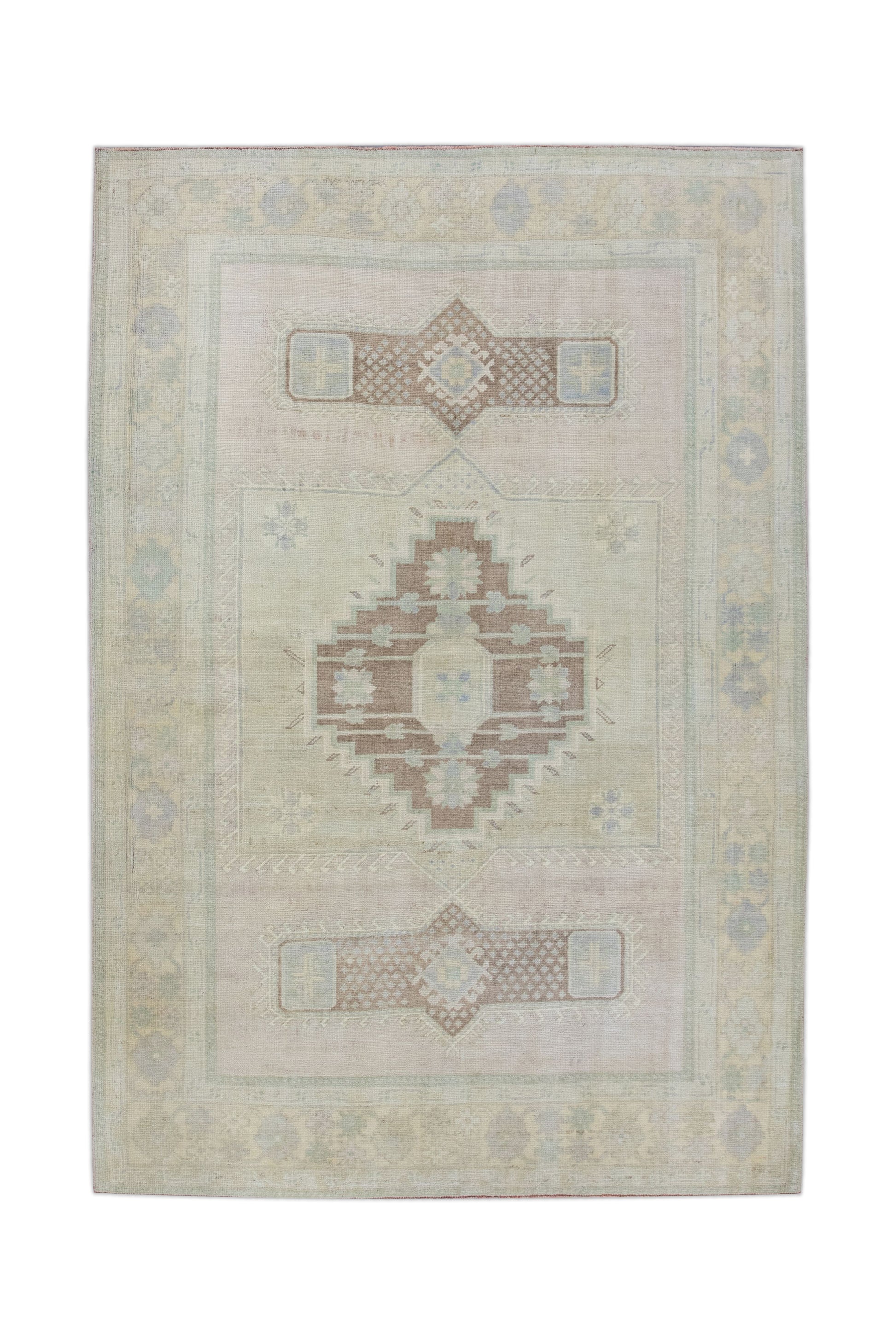 Turkish Vintage Anatolian Rug  4'3" x 6'1" #11066