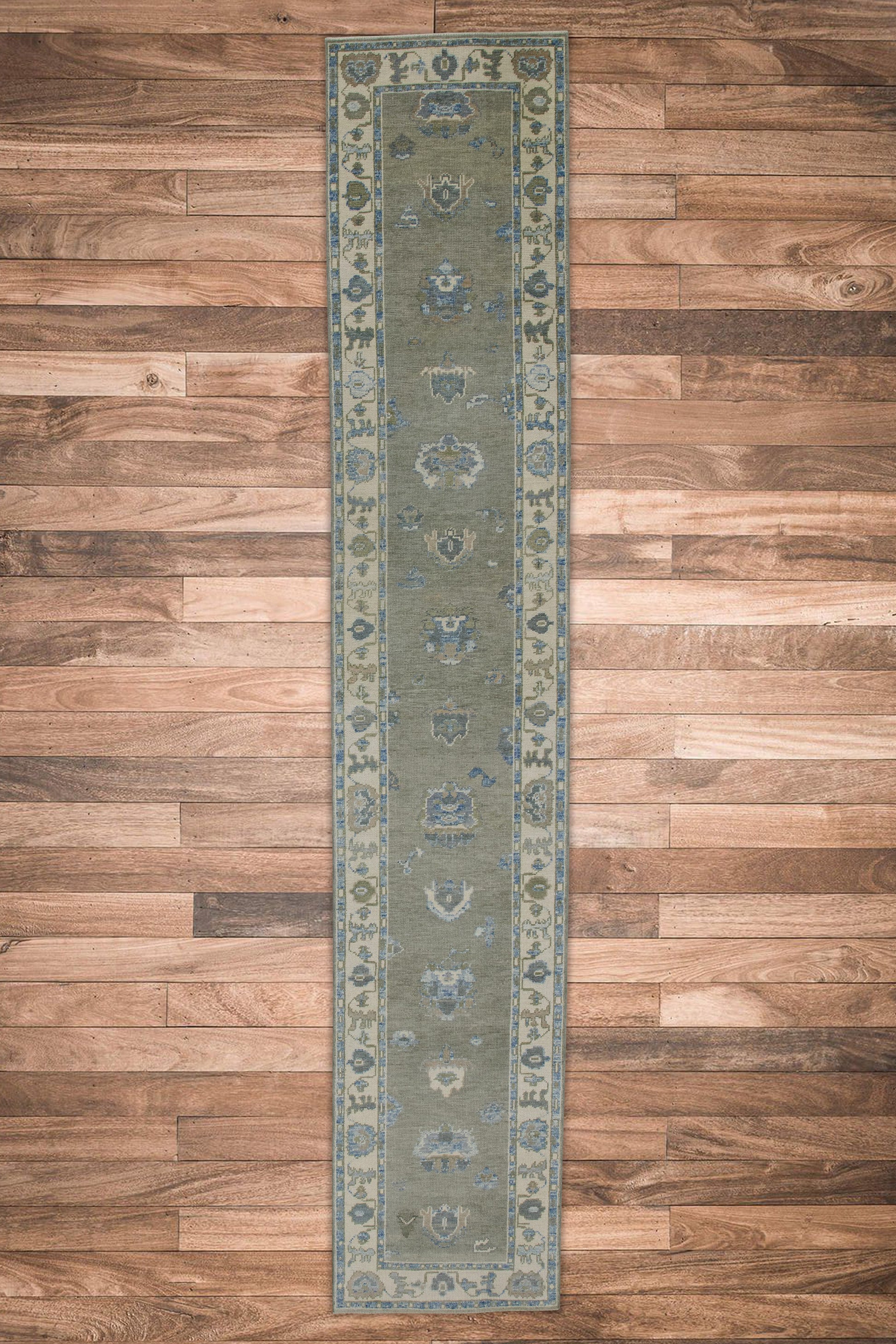 Turkish Oushak Rug 2'9" x 14'9" #7988