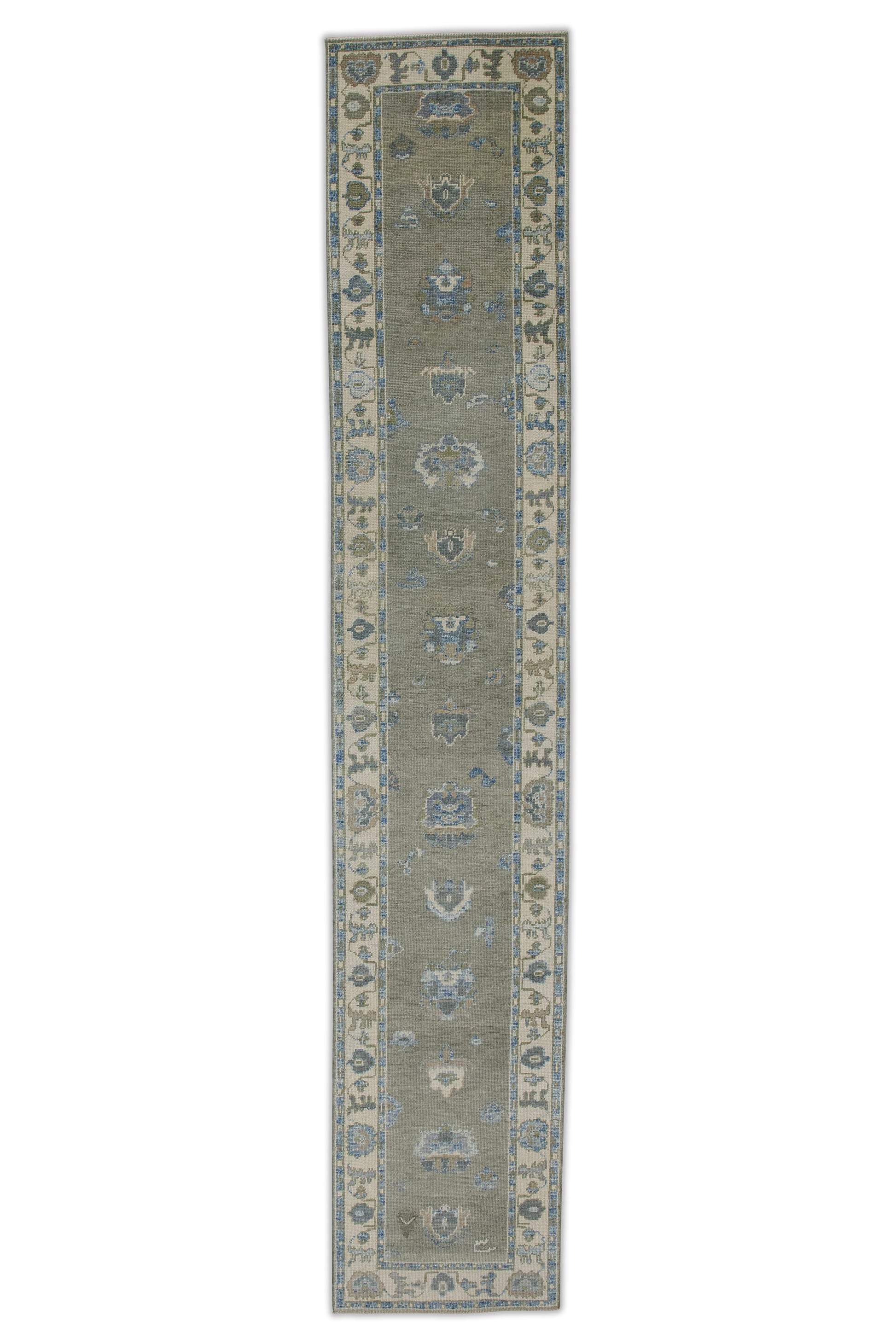 Turkish Oushak Rug 2'9" x 14'9" #7988