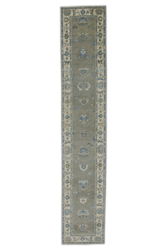 #7988 Turkish Oushak 2'9" x 14'9"