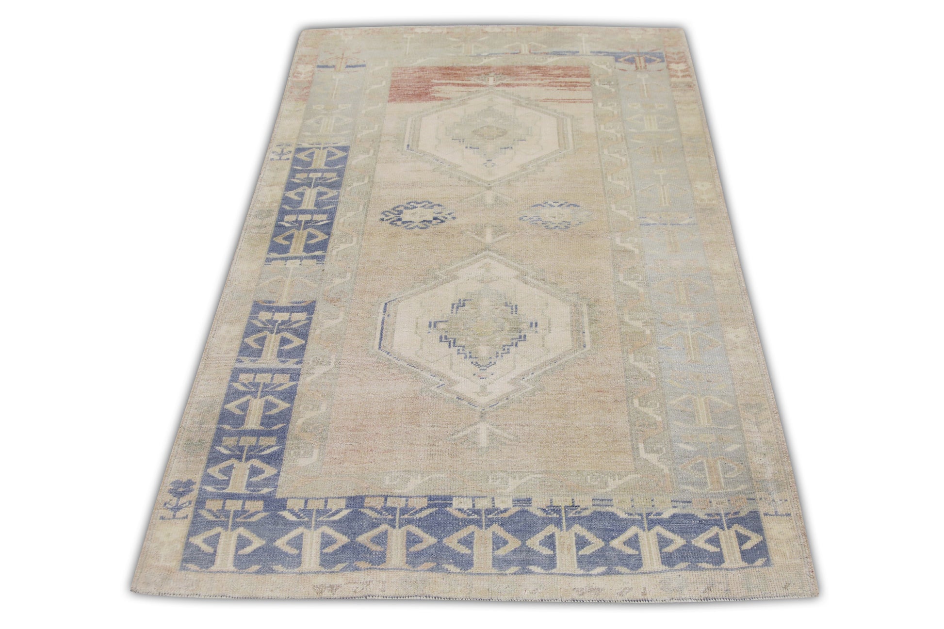 Turkish Vintage Anatolian Rug  3'8" x 5'7" #11072
