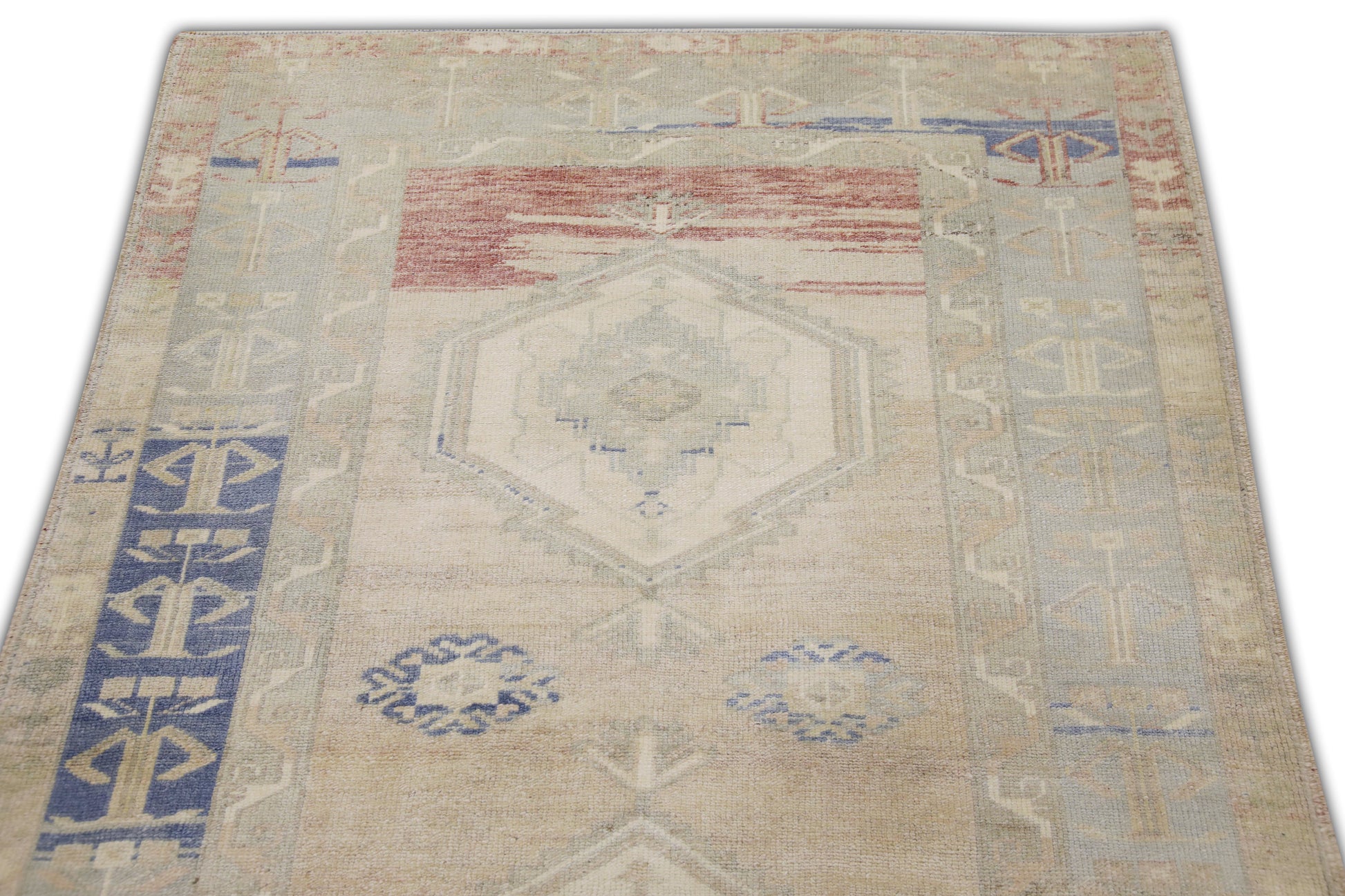 Turkish Vintage Anatolian Rug  3'8" x 5'7" #11072