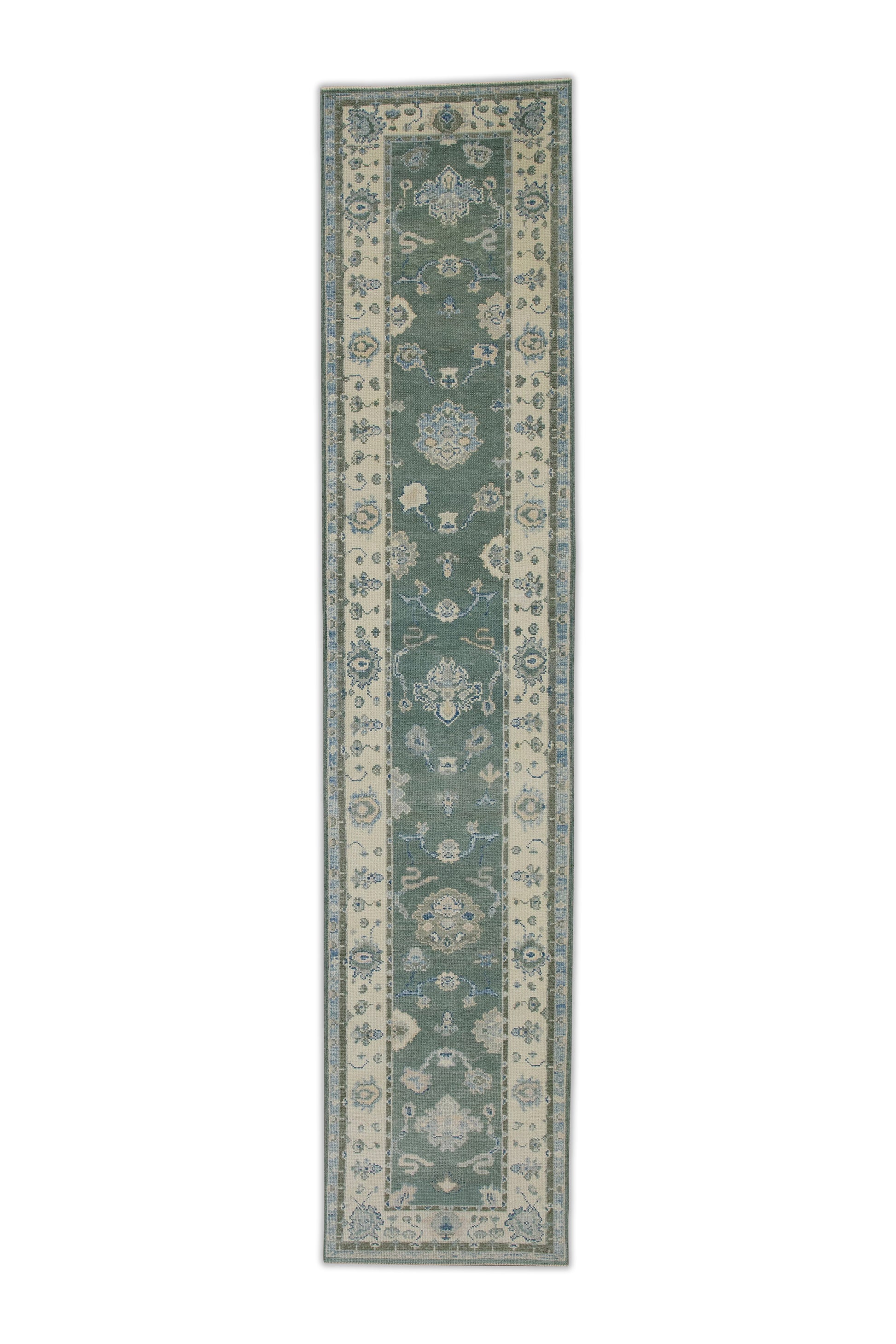 Turkish Oushak Rug 2'10" x 13'6" #8231