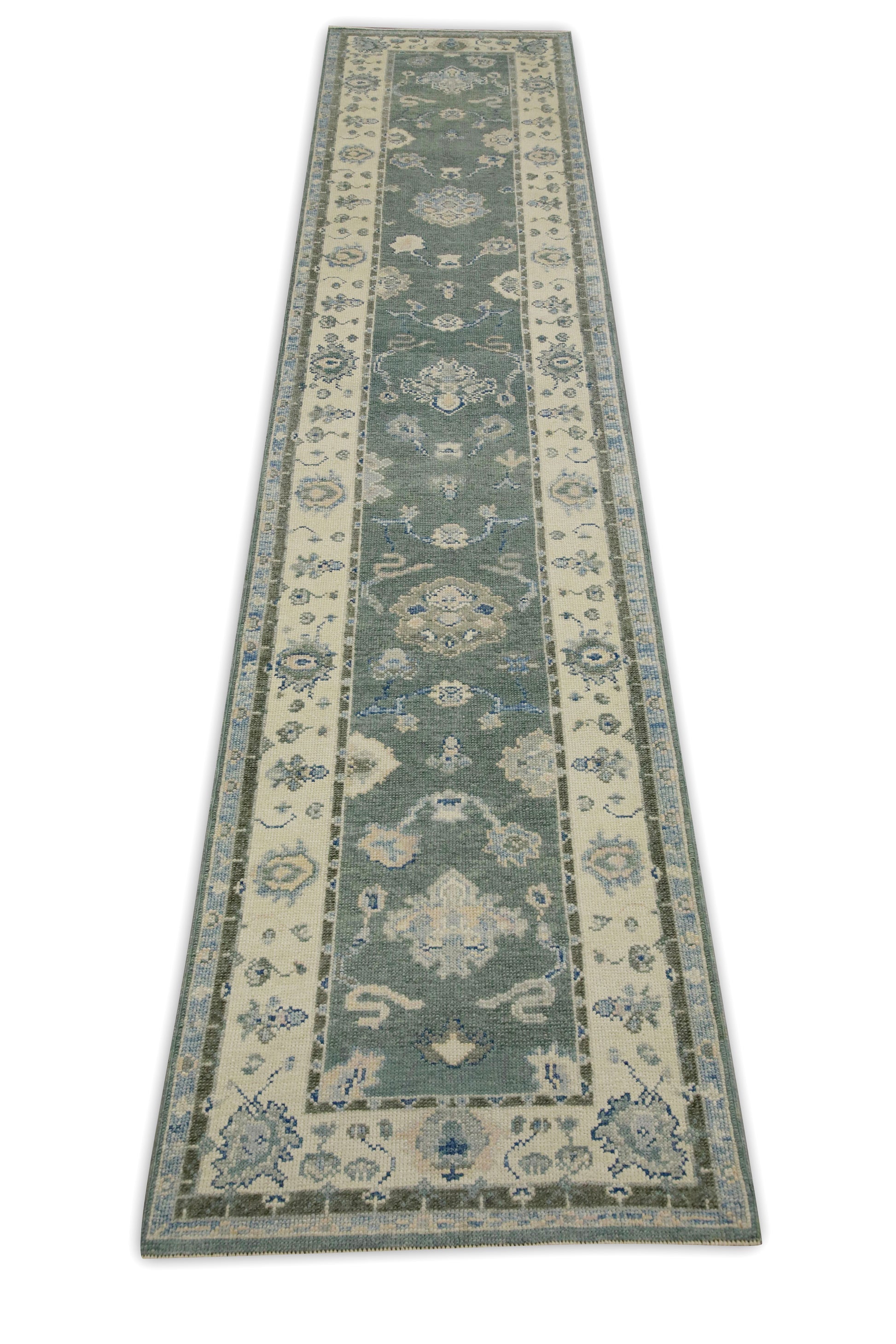 Turkish Oushak Rug 2'10" x 13'6" #8231