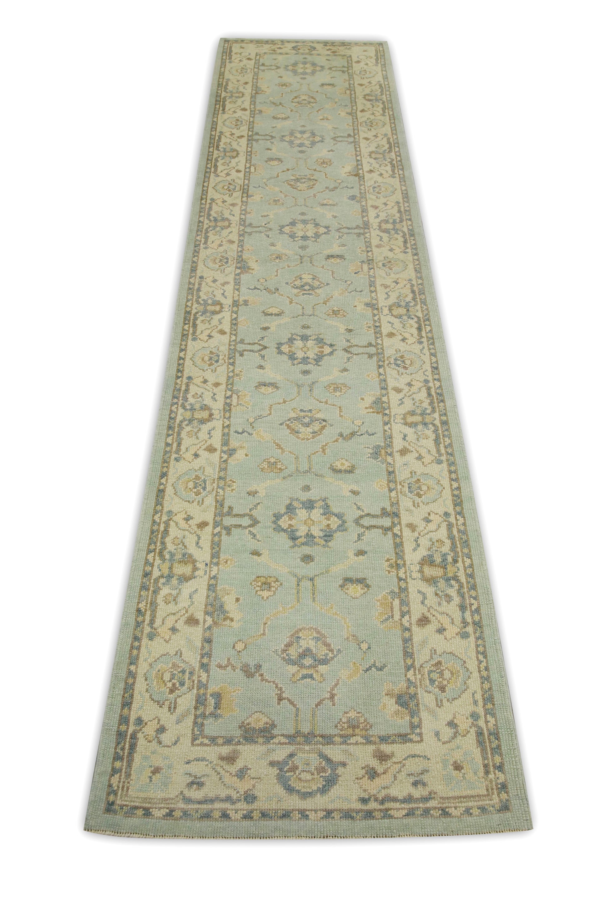 Turkish Oushak Rug 3'3" x 13'11" #7618