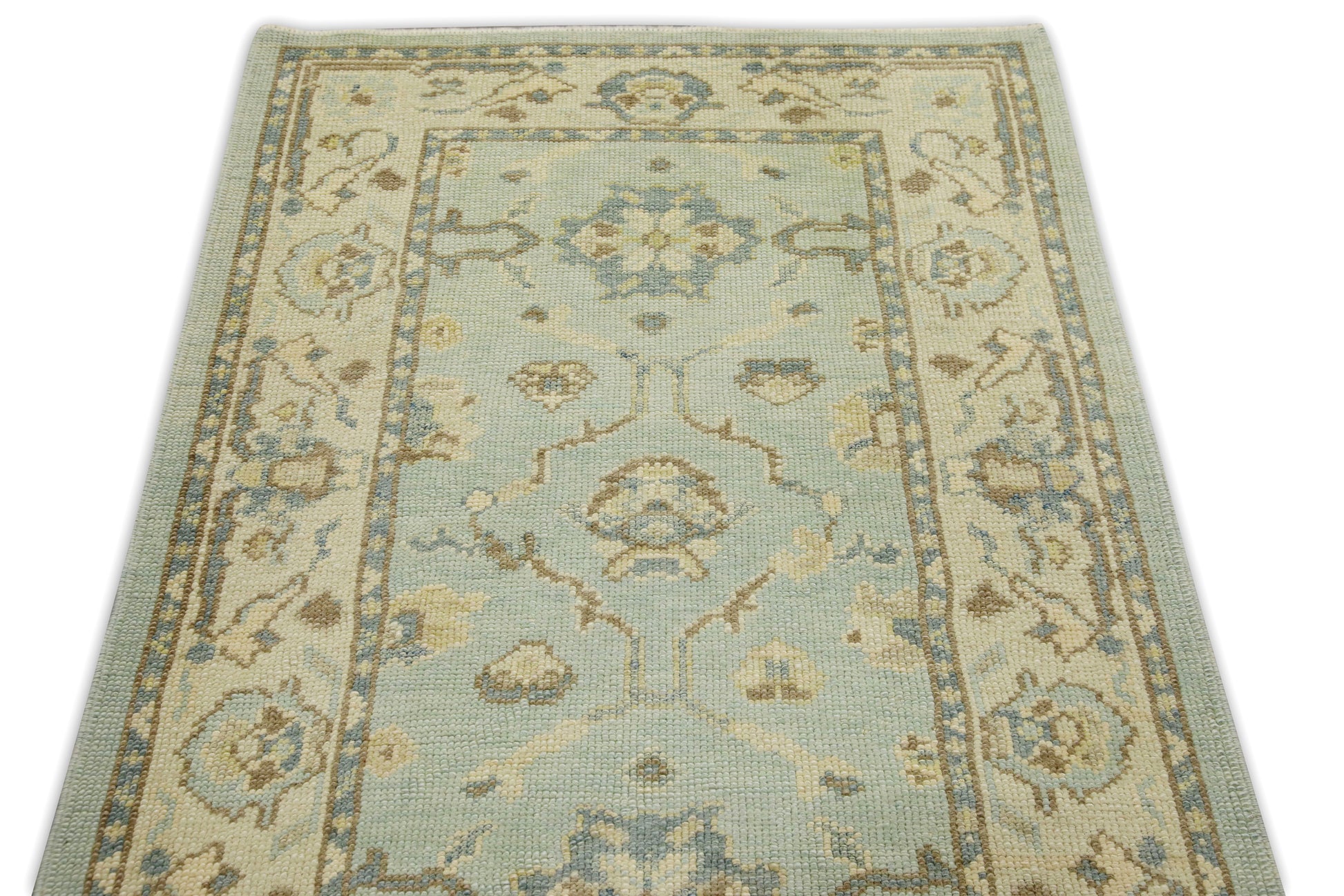 Turkish Oushak Rug 3'3" x 13'11" #7618