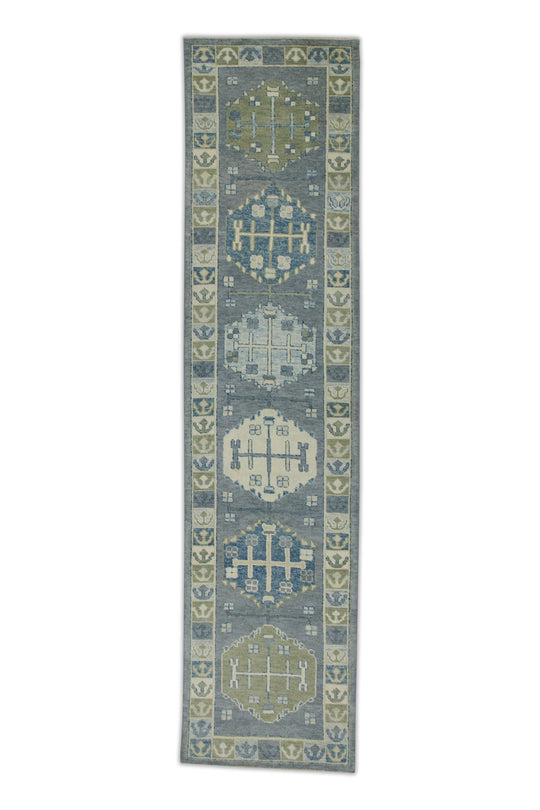 #8506 Turkish Oushak 2'11" x 12'5"