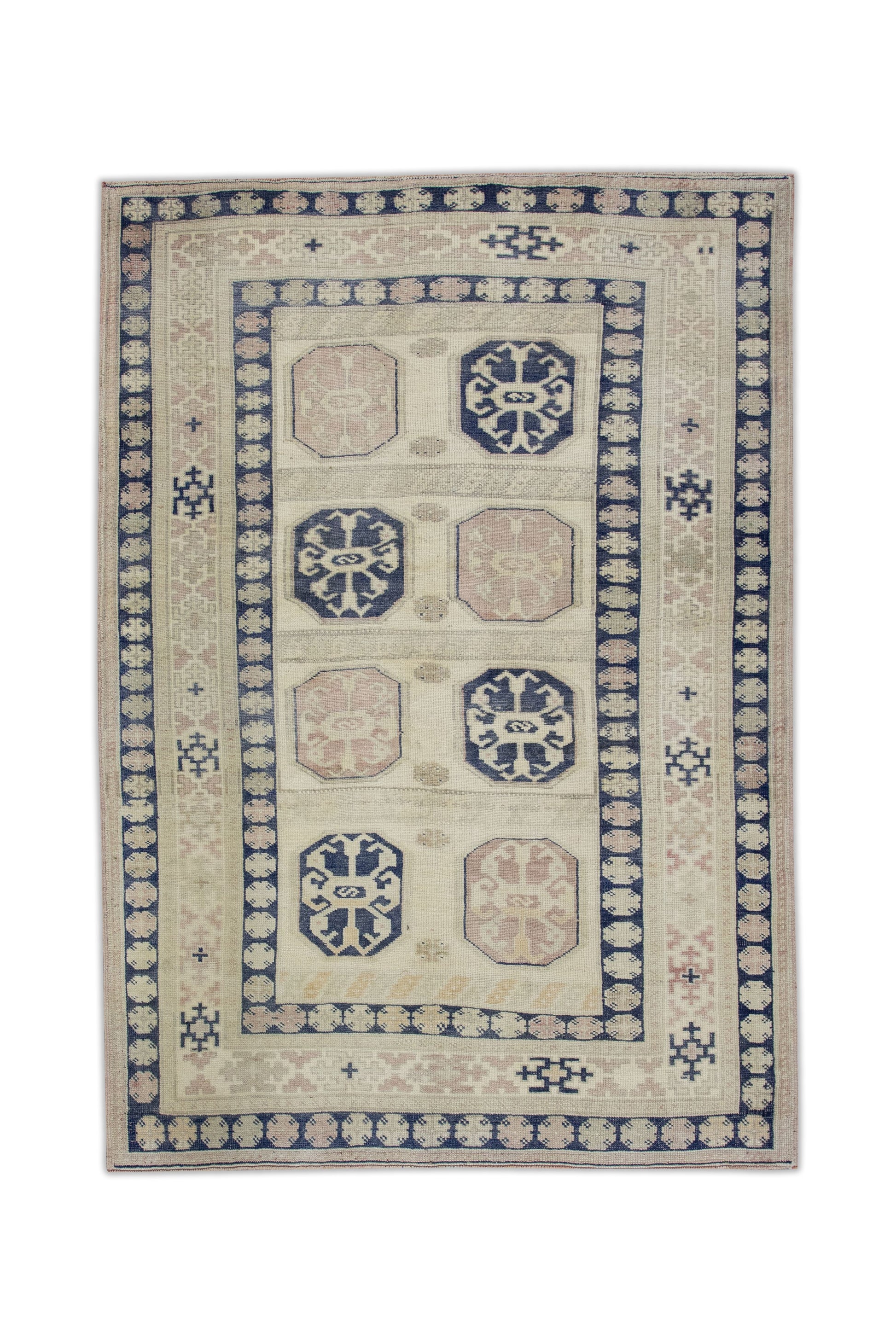 Turkish Vintage Anatolian Rug  4'1" x 5'8" #11079