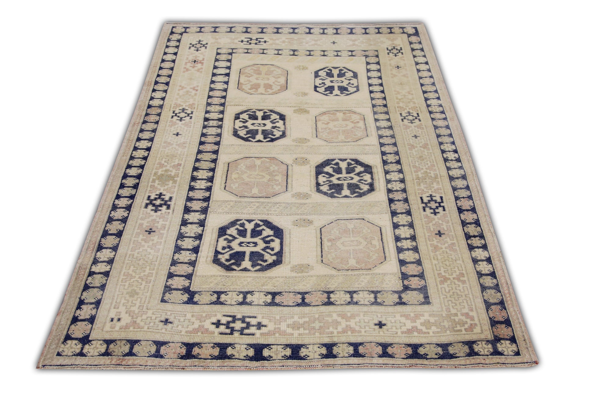 Turkish Vintage Anatolian Rug  4'1" x 5'8" #11079