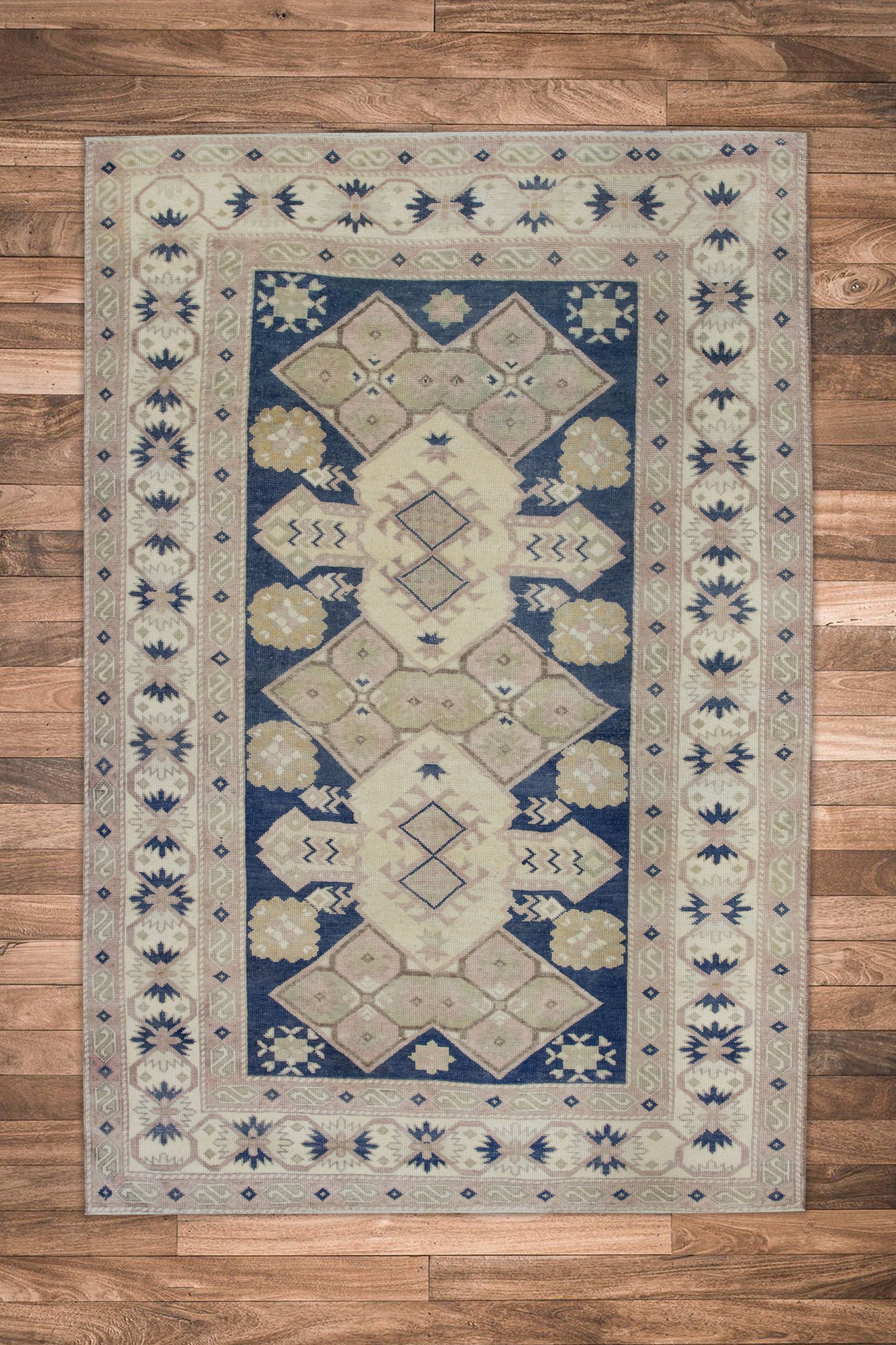 Turkish Vintage Anatolian Rug  4'11" x 7' #10811