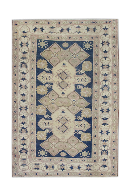 #10811 Turkish Vintage Anatolian Rug  4'11" x 7'