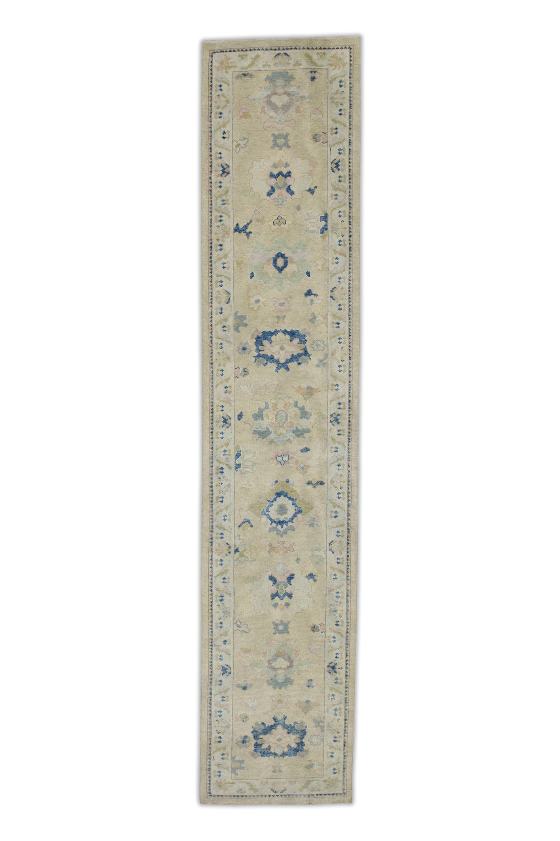 Turkish Oushak Rug 2'10" x 14'4" #7981