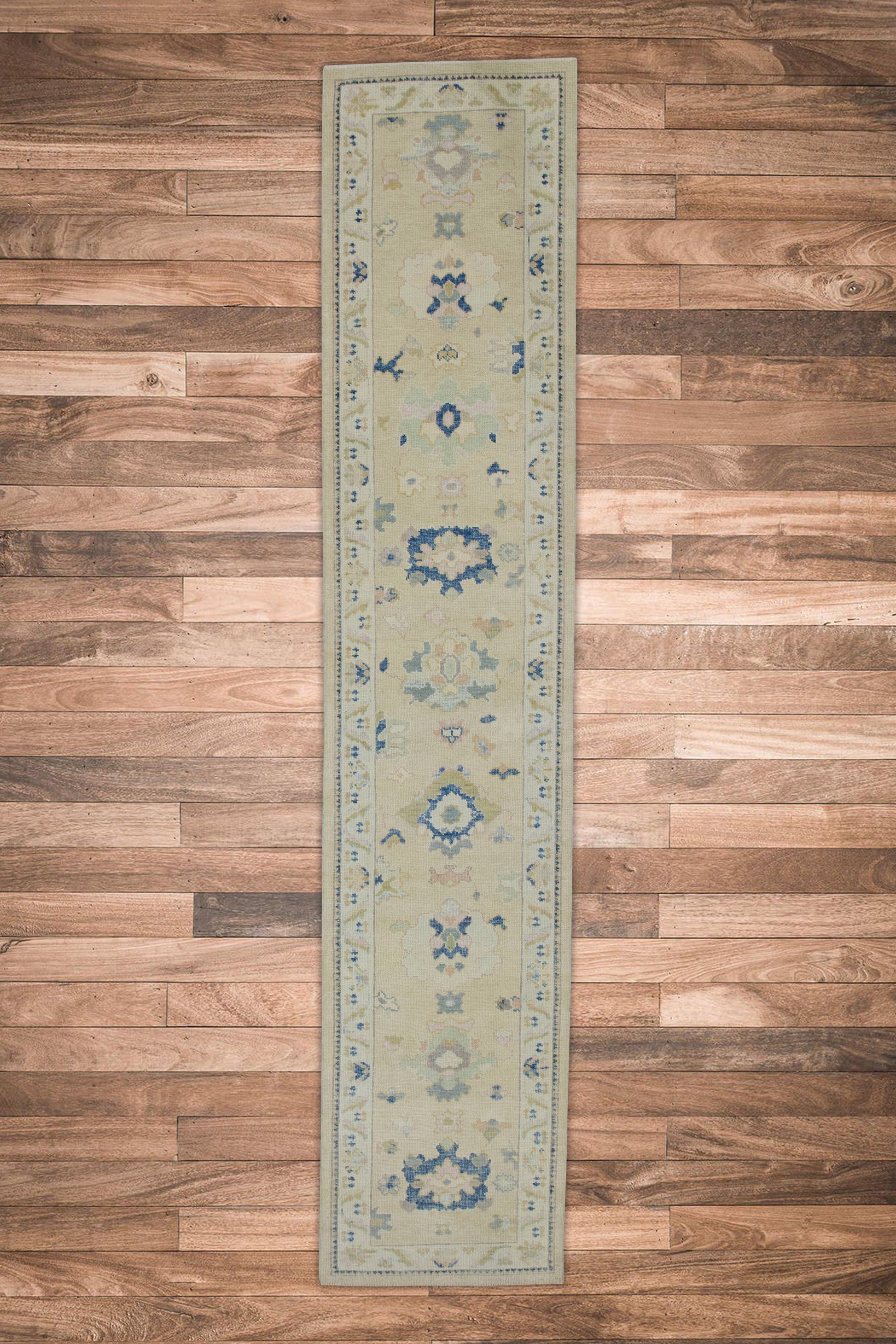 Turkish Oushak Rug 2'10" x 14'4" #7981