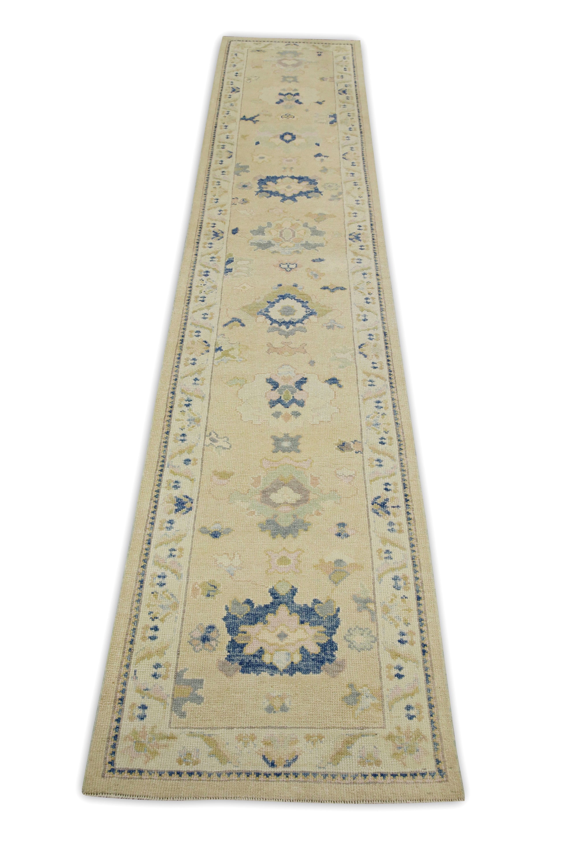 Turkish Oushak Rug 2'10" x 14'4" #7981
