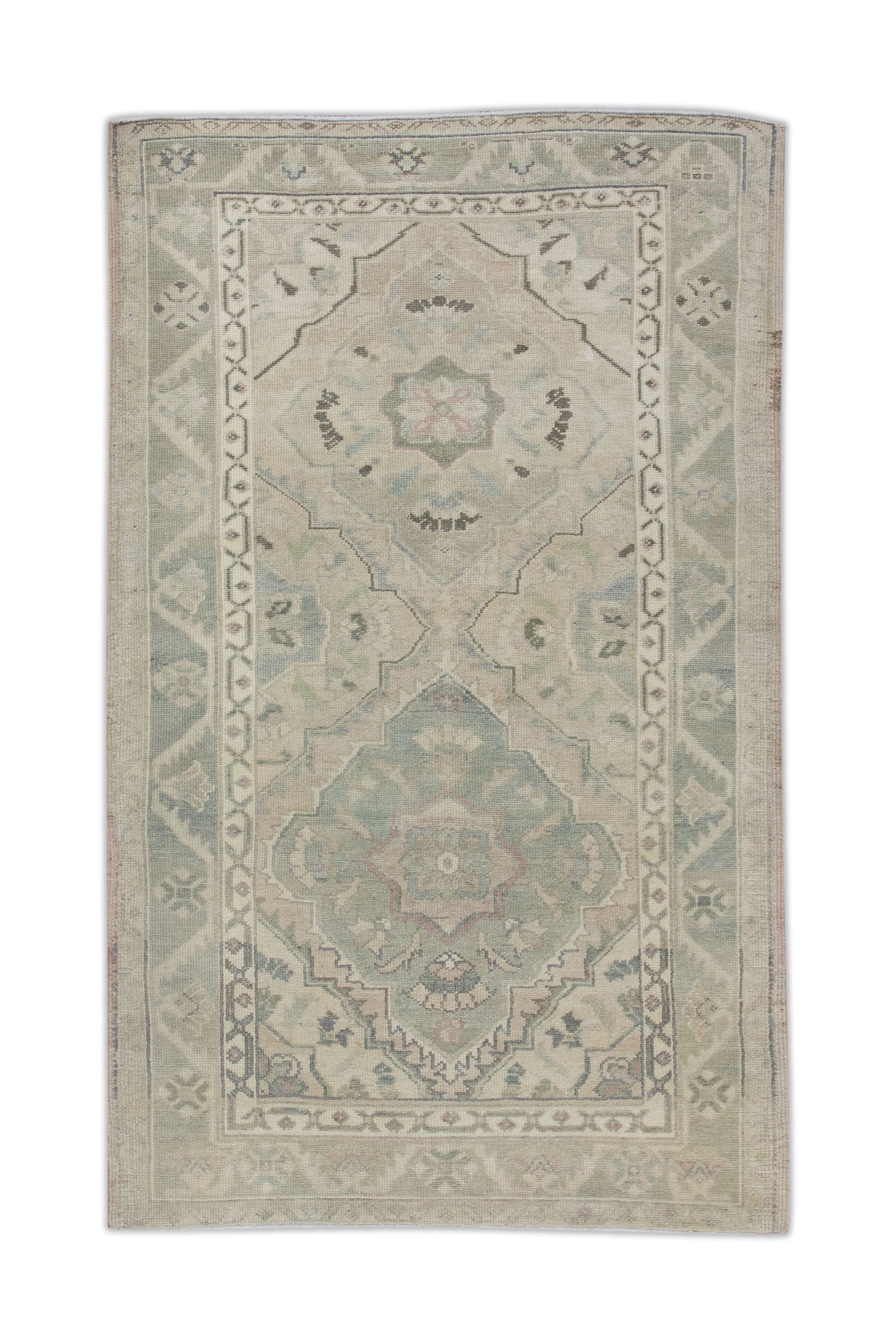 Turkish Vintage Anatolian Rug  3'10" x 6'3" #10842