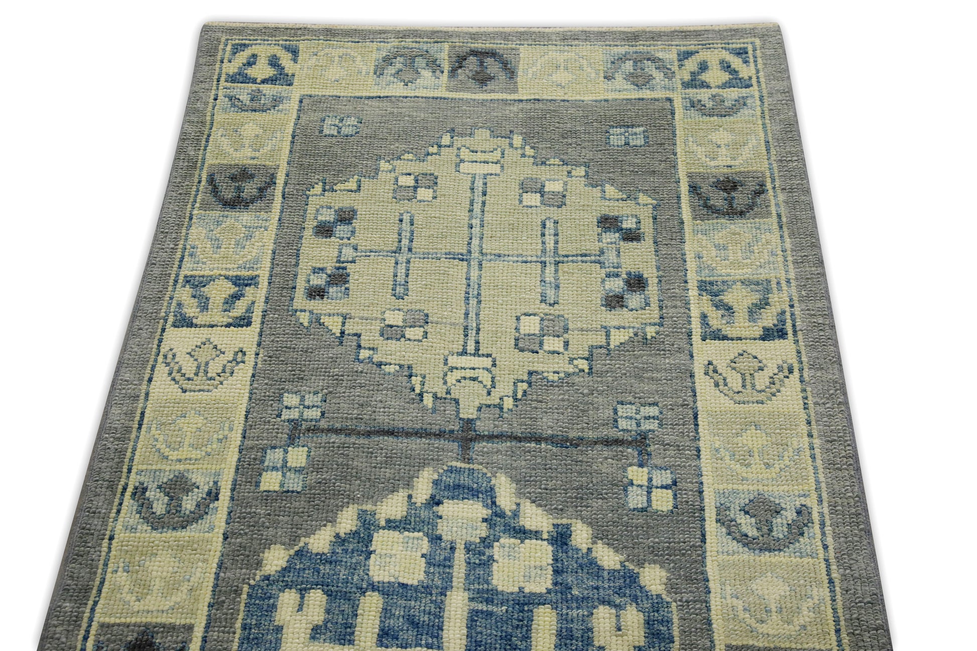 Turkish Oushak Rug 2'10" x 12'2" #7504