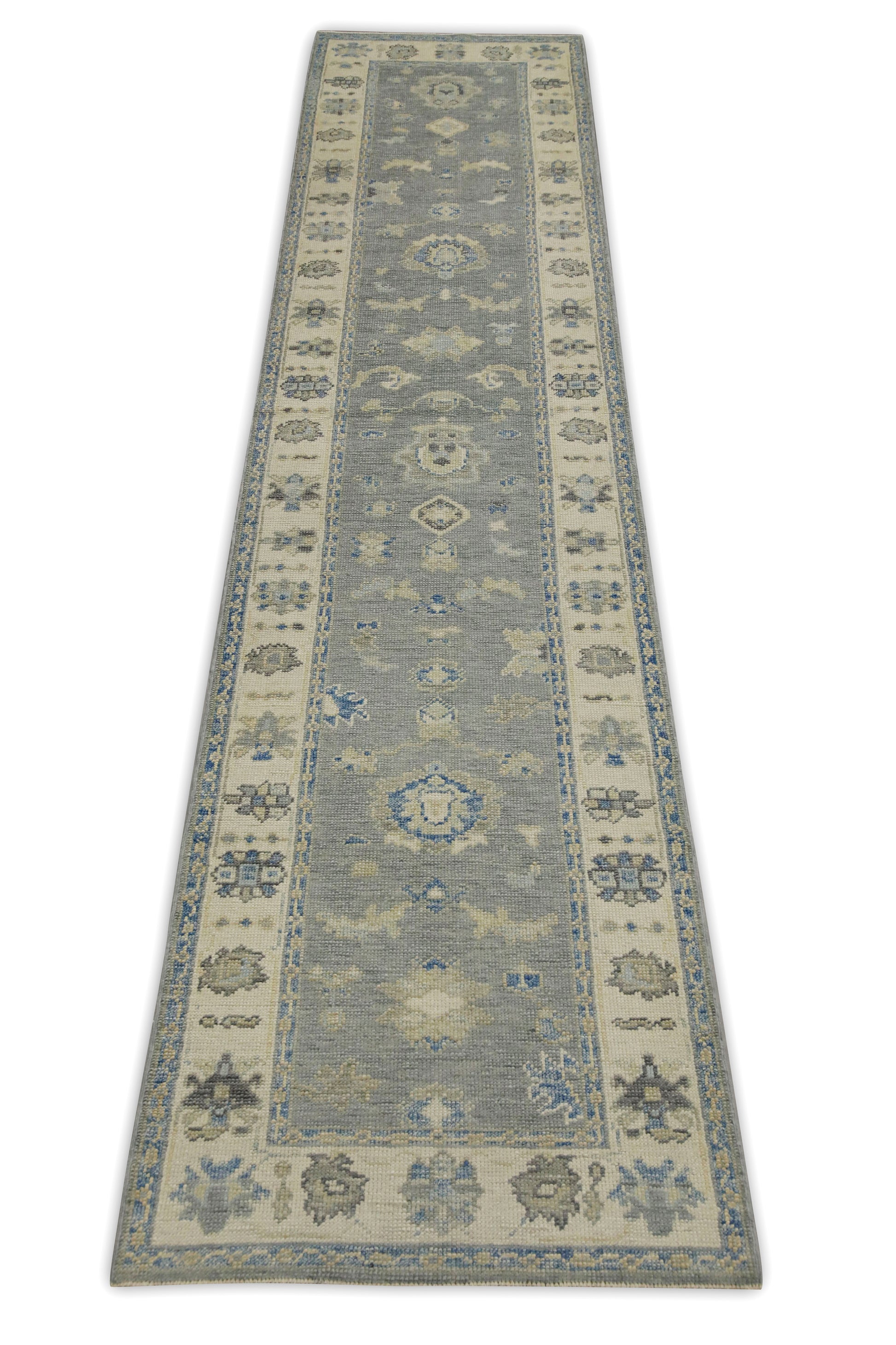 Turkish Oushak Rug 2'8" x 12'3" #8255