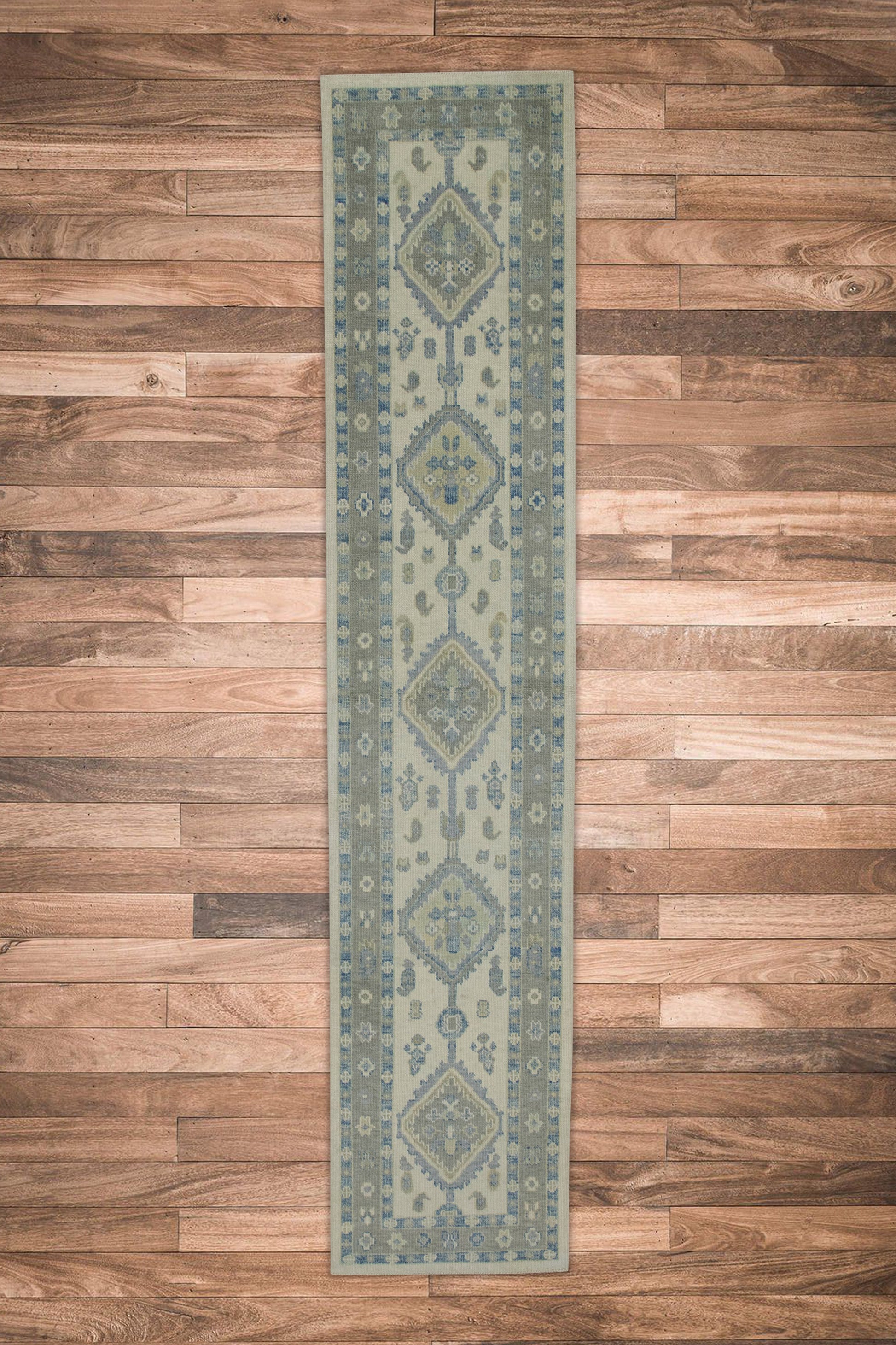 Turkish Oushak Rug 2'10" x 12'9" #7989