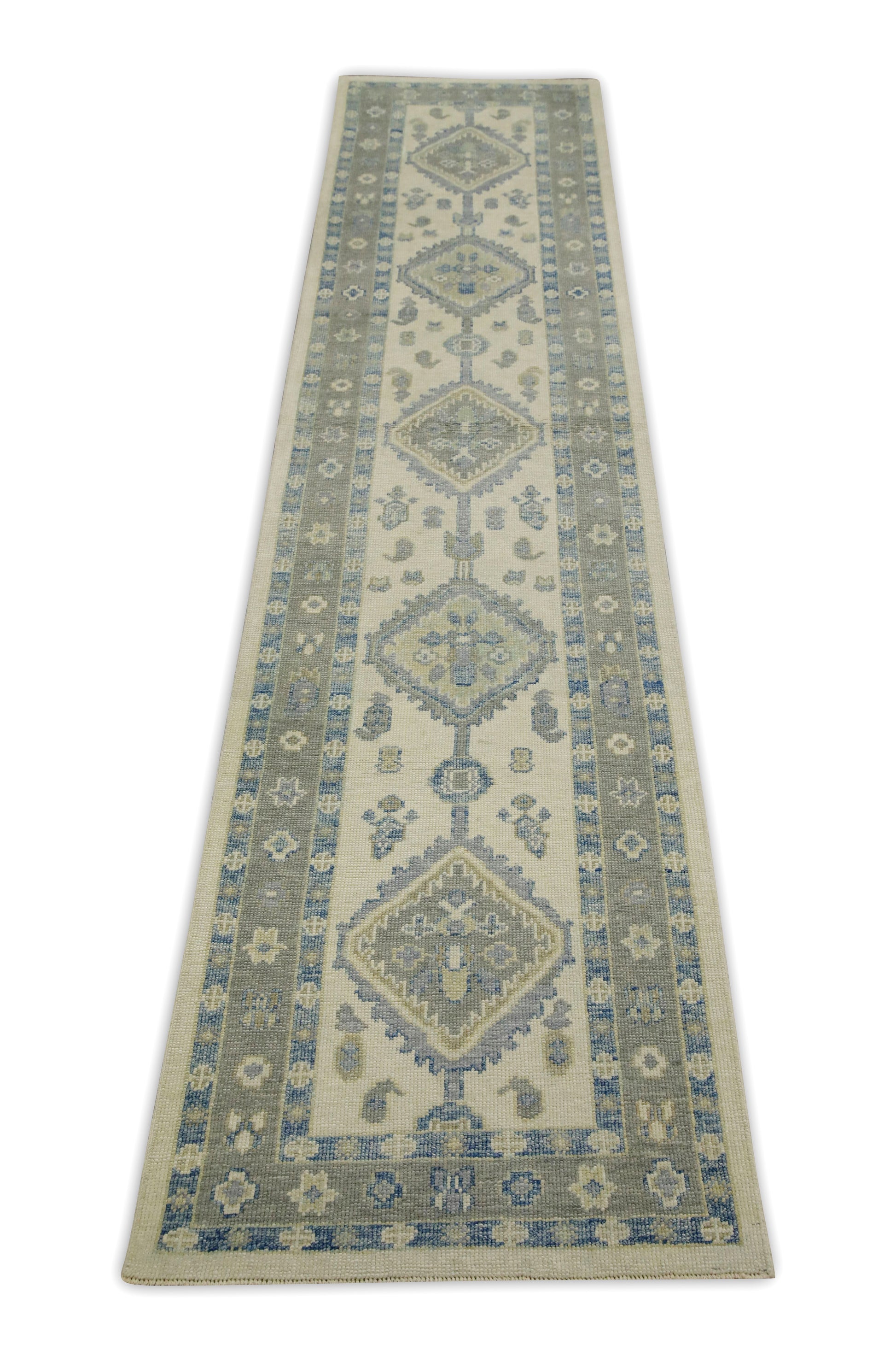 Turkish Oushak Rug 2'10" x 12'9" #7989