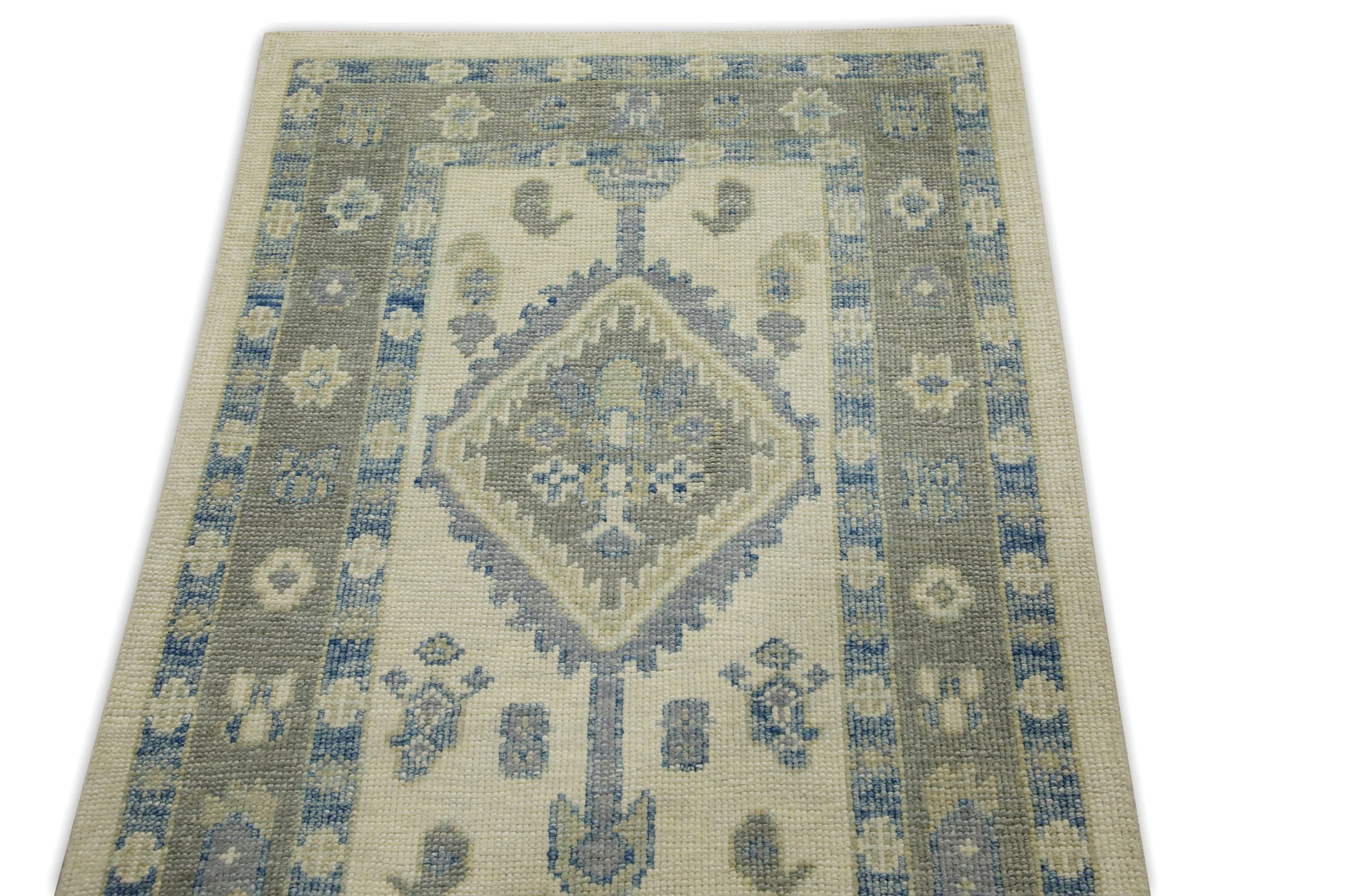 Turkish Oushak Rug 2'10" x 12'9" #7989