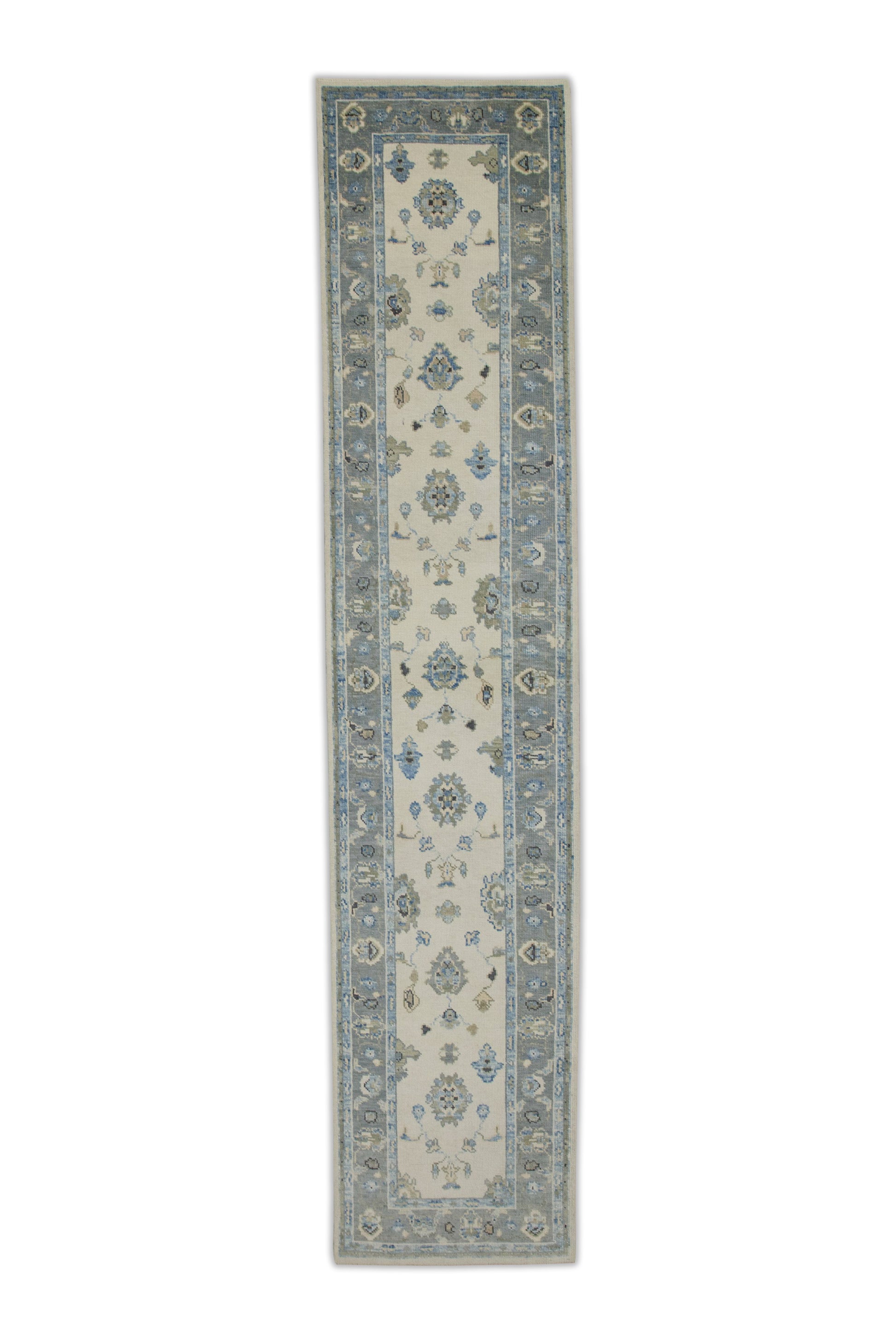 Turkish Oushak Rug 2'11" x 13'11" #7987
